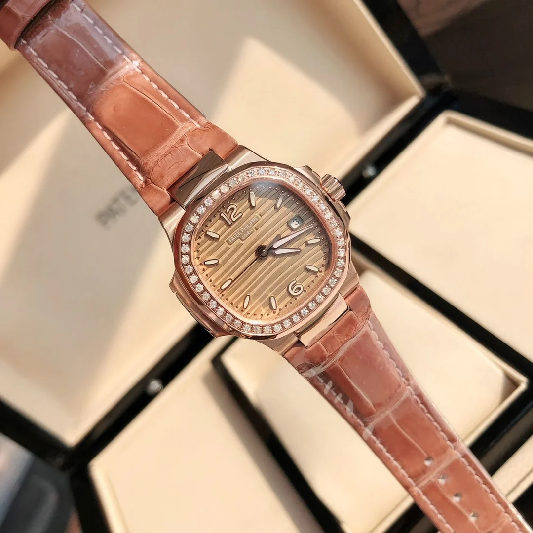 2 rose gold champagne color — photographed off the sweep