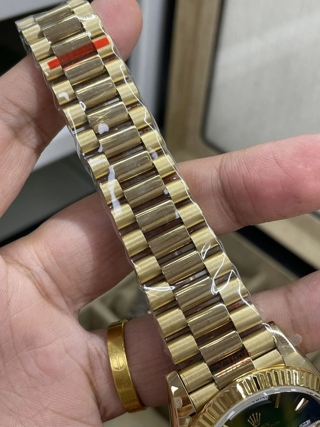 2024 New DD40mm Smoked Roman numeral with a beautiful sunburst — photographed off the sweep