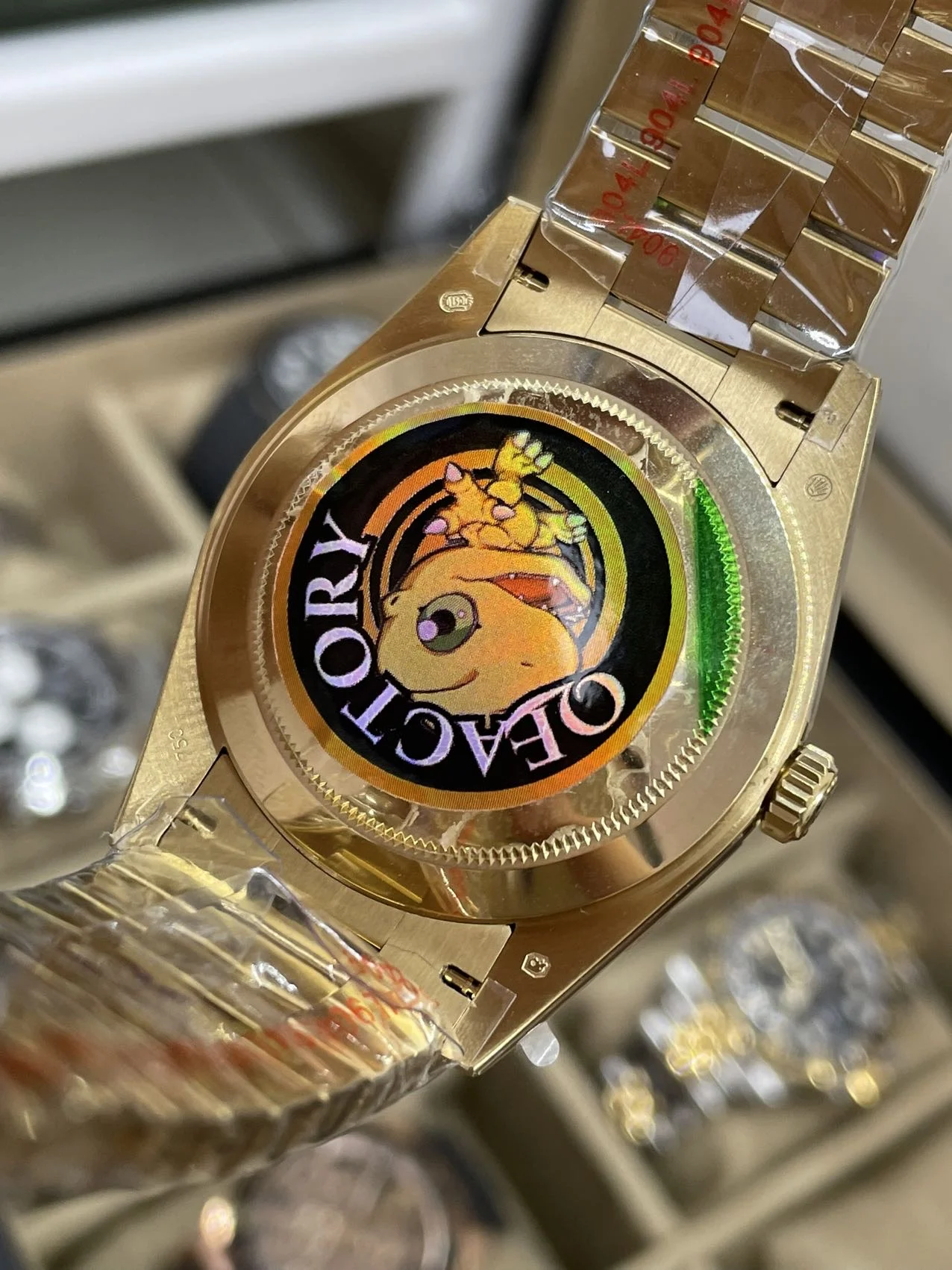 2024 New DD40mm Smoked Roman numeral with a beautiful sunburst — photographed off the sweep