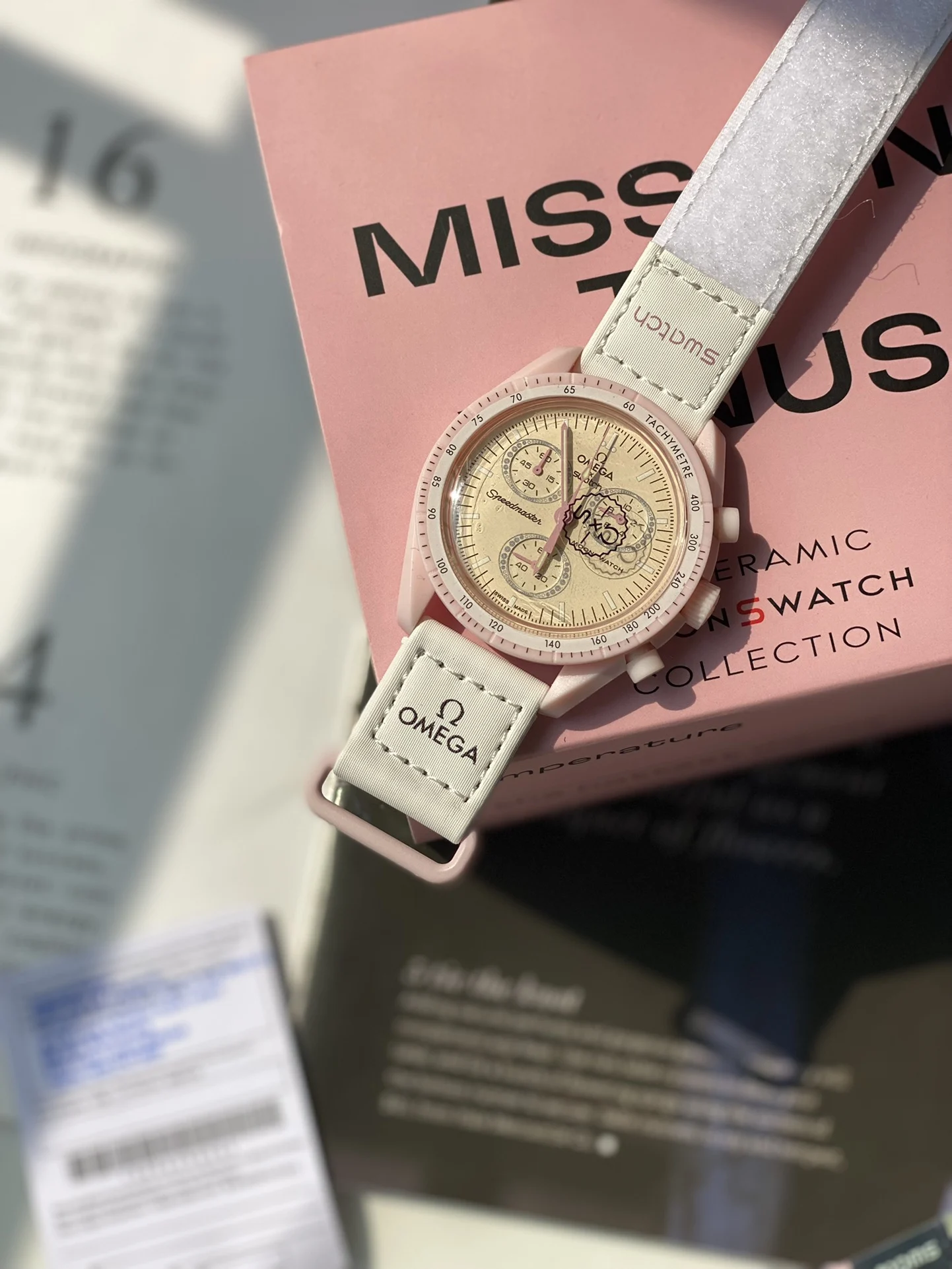 3 Venus Mission (Pink) — photographed off the sweep