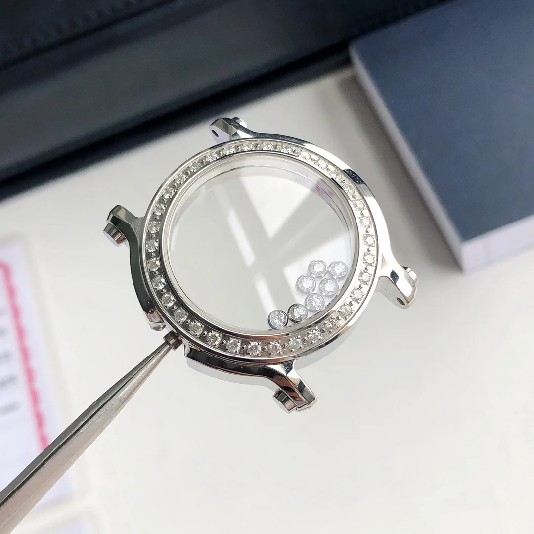 38 VS1.8 South African natural diamonds — photographed off the sweep