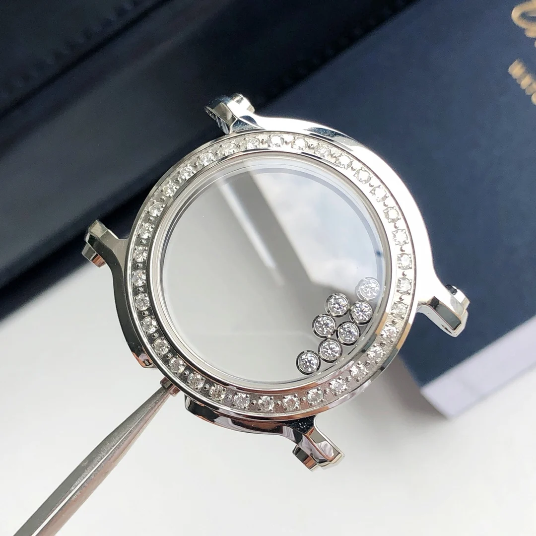 38 VS1.8 South African natural diamonds — photographed off the sweep