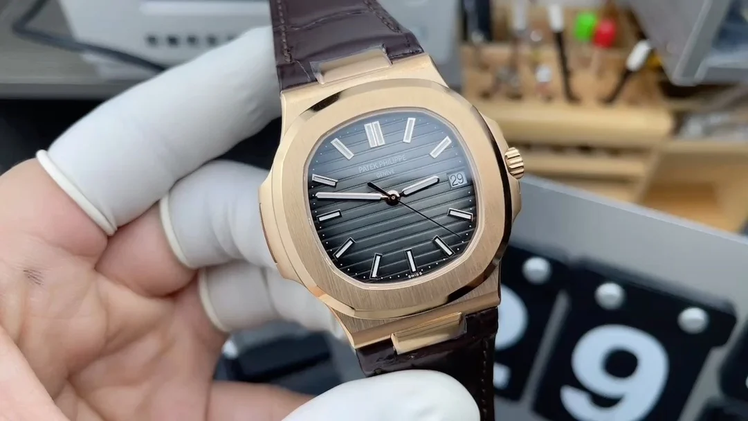 3K rose gold leather strap parrot
