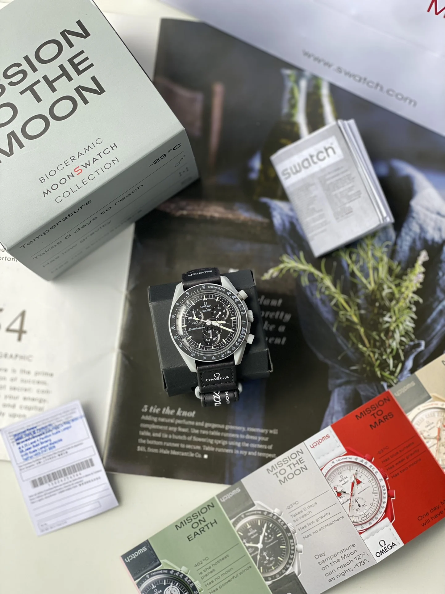 5 Lunar Mission (Black) — photographed off the sweep