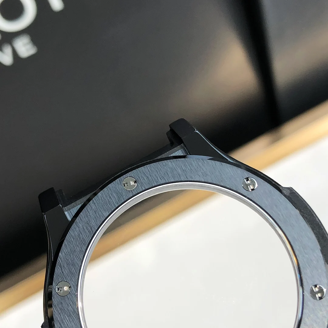 A brand new high-tech ceramic case with a rare ceramic bezel — photographed off the sweep