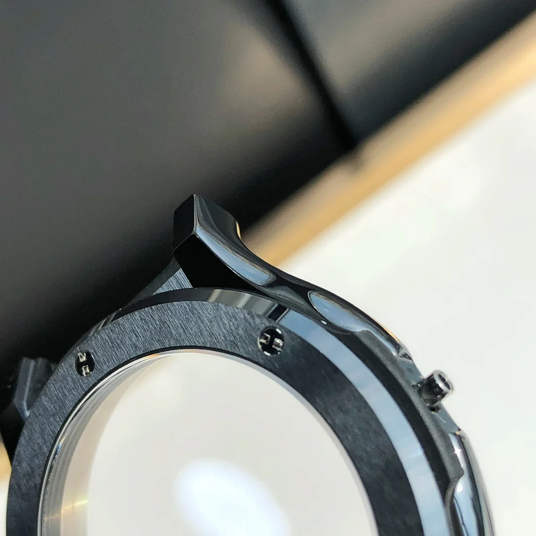 A brand new high-tech ceramic case with a rare ceramic bezel — photographed off the sweep