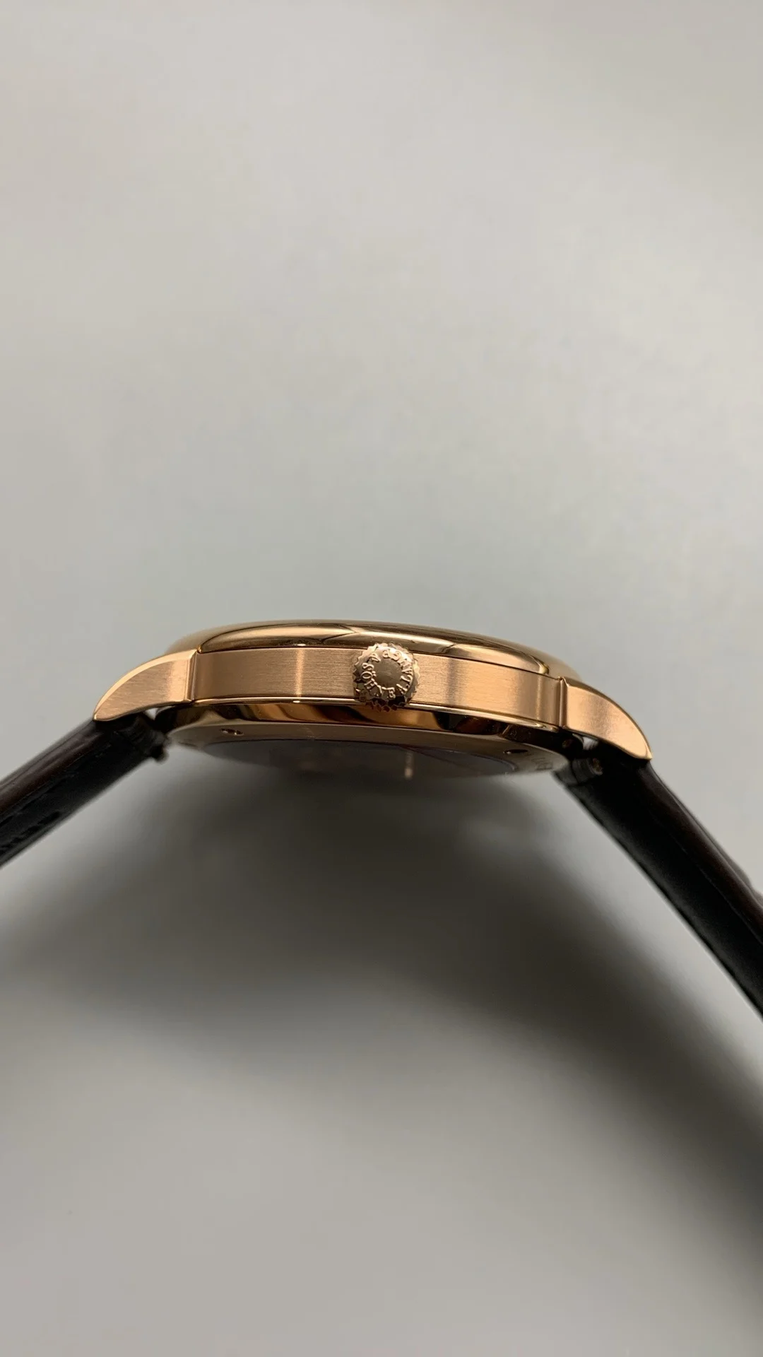 A. Lange & Söhne F8, A. Lange & Sohne, rose gold, a2892 — photographed off the sweep