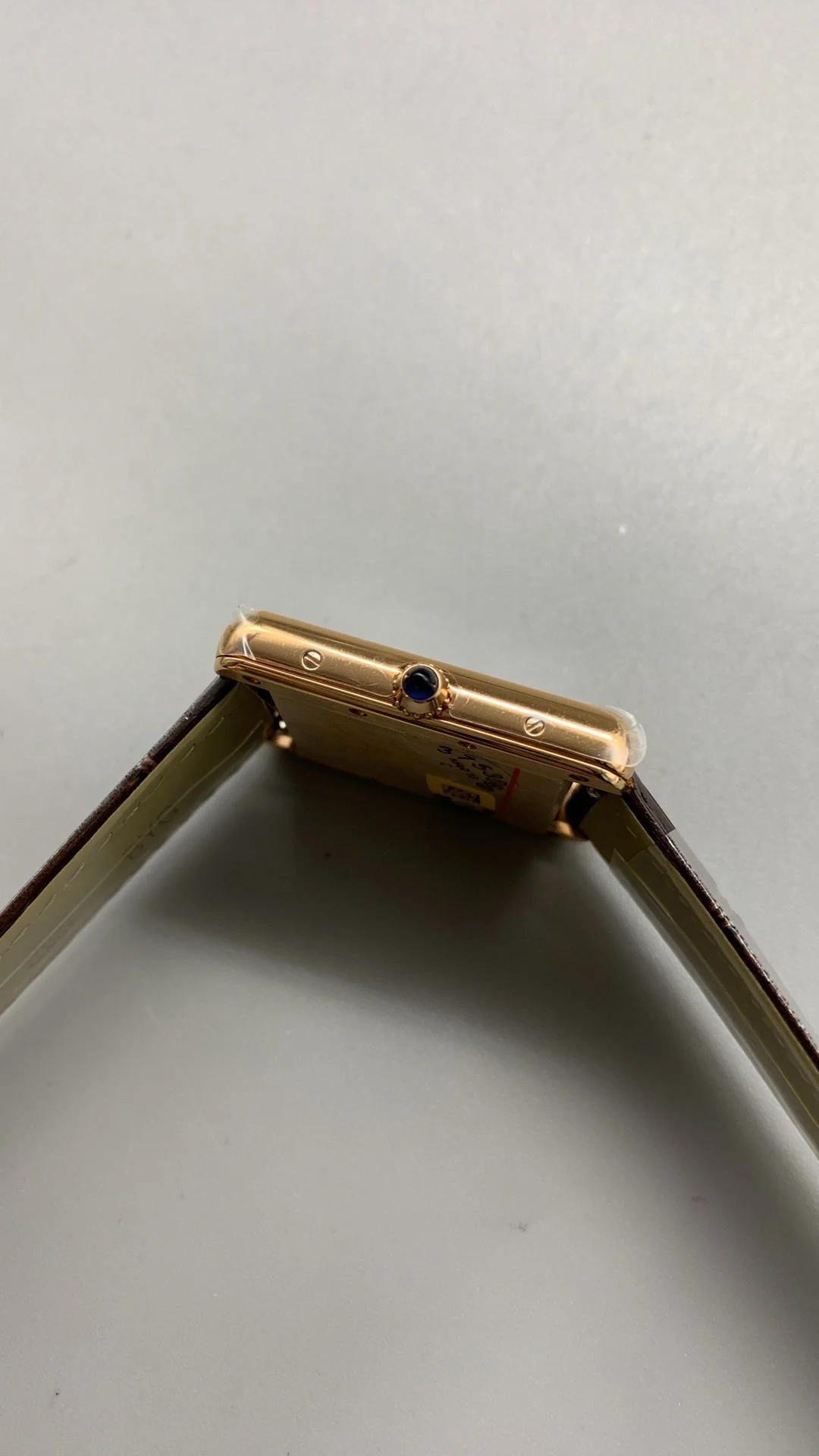 AF, leather strap, medium size, 33.7*25.5mm, rose gold pattern — photographed off the sweep