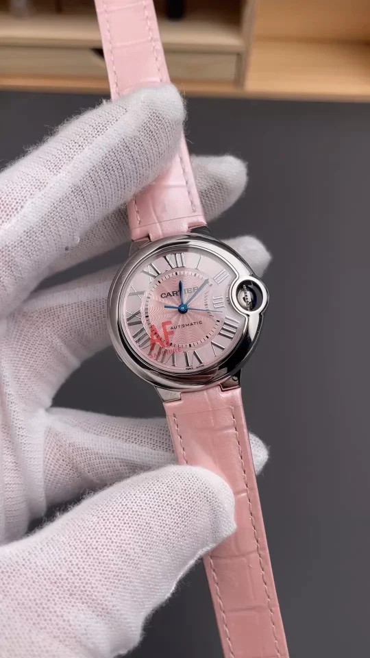 AF Pink Balloon Leather Strap Style / 33mm / NH05 Movement