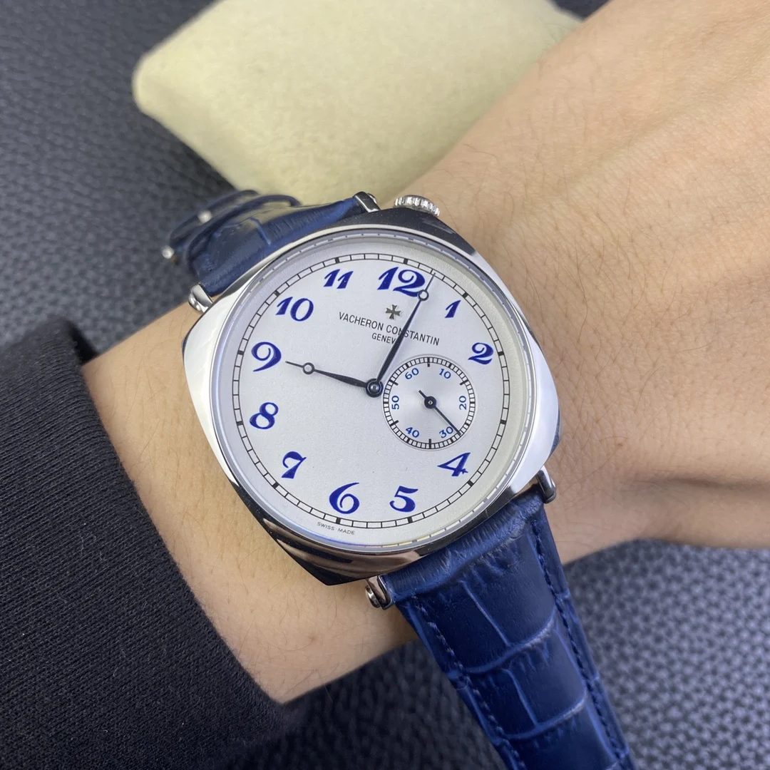 AI factory Vacheron Constantin tilted handle, free Swiss-imported — photographed off the sweep