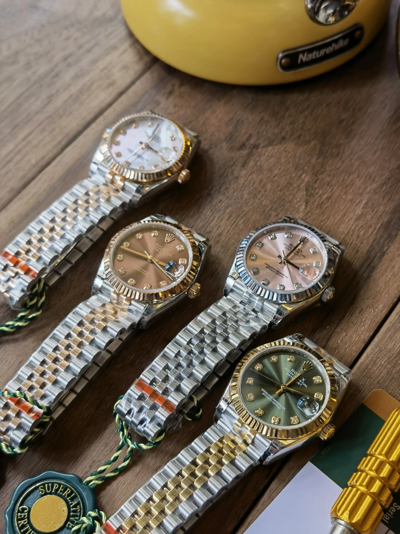 All four styles are safe bets — photographed off the sweep