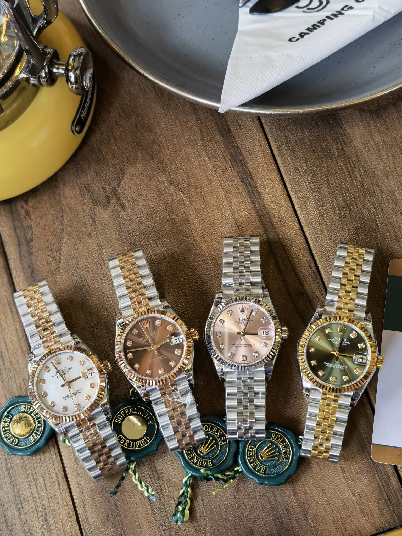 All four styles are safe bets — photographed off the sweep