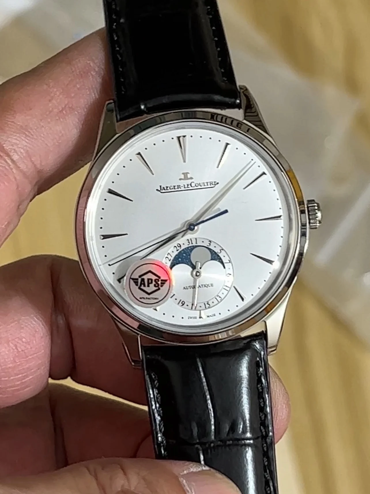 aps moon phase master — photographed off the sweep