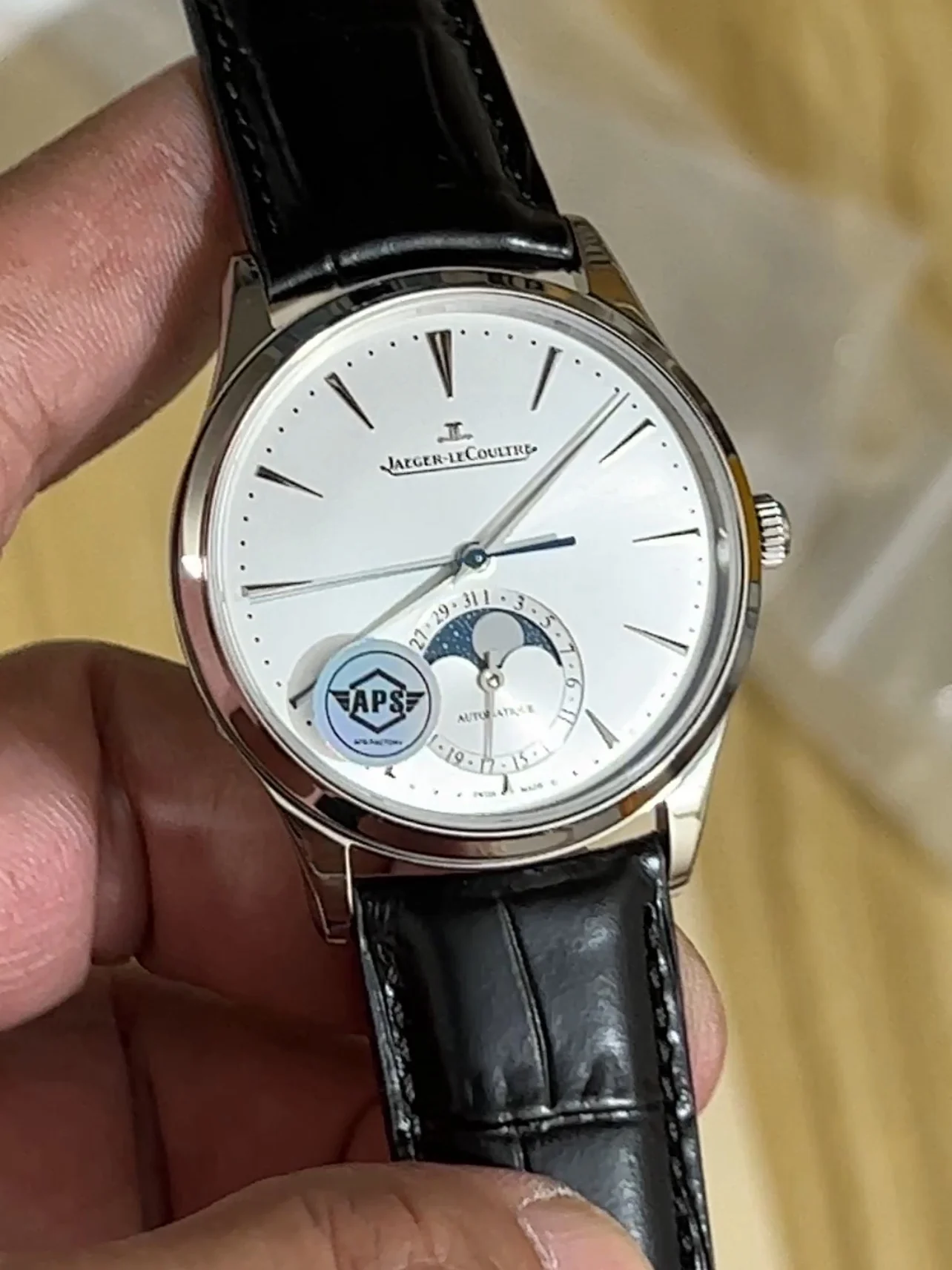 aps moon phase master — photographed off the sweep