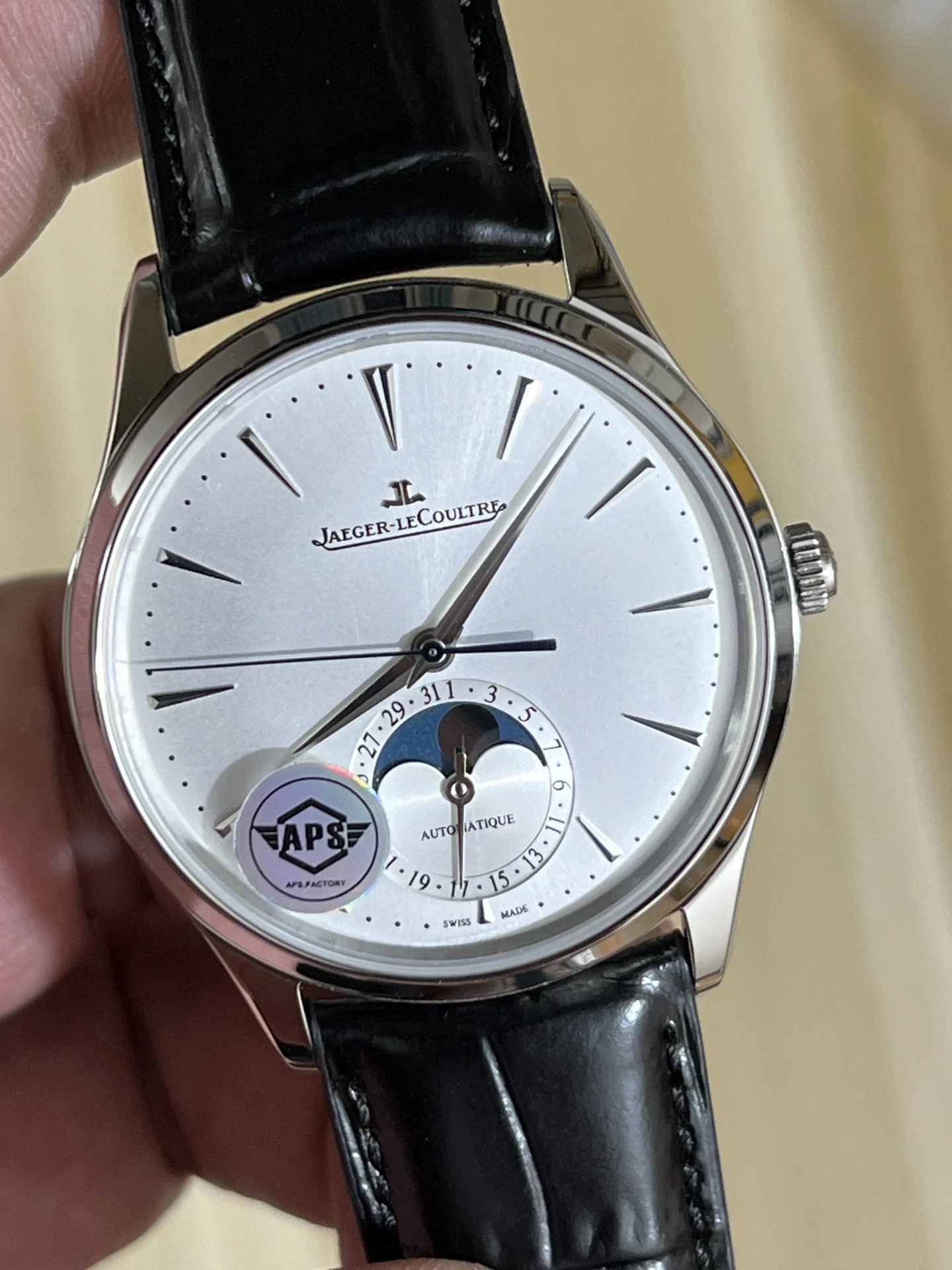 aps moon phase master — photographed off the sweep