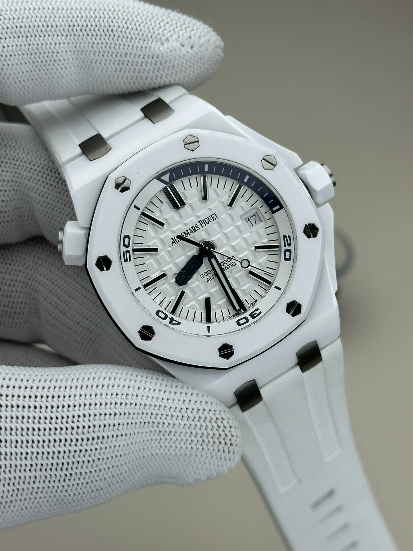 aps white ceramic — photographed off the sweep
