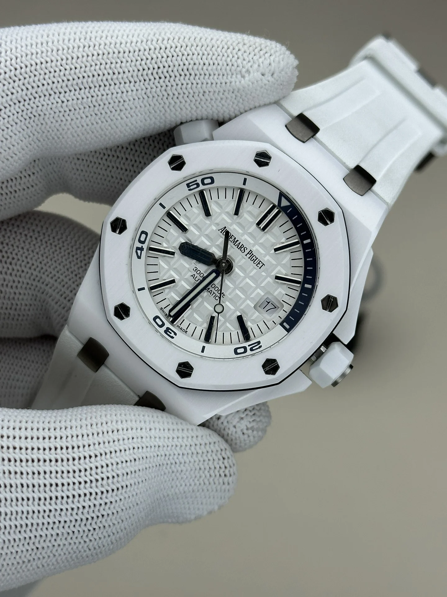 aps white ceramic — photographed off the sweep