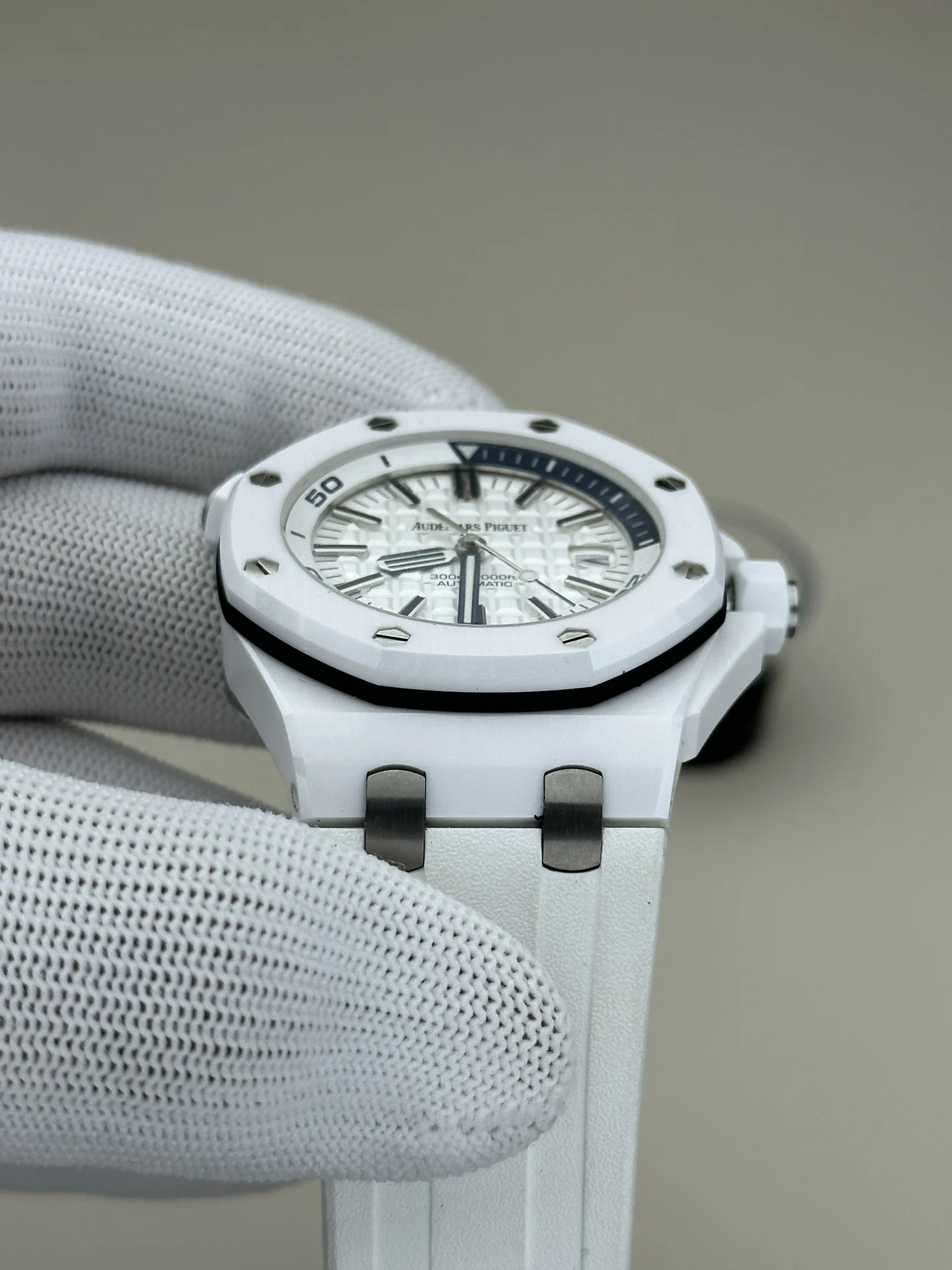aps white ceramic — photographed off the sweep