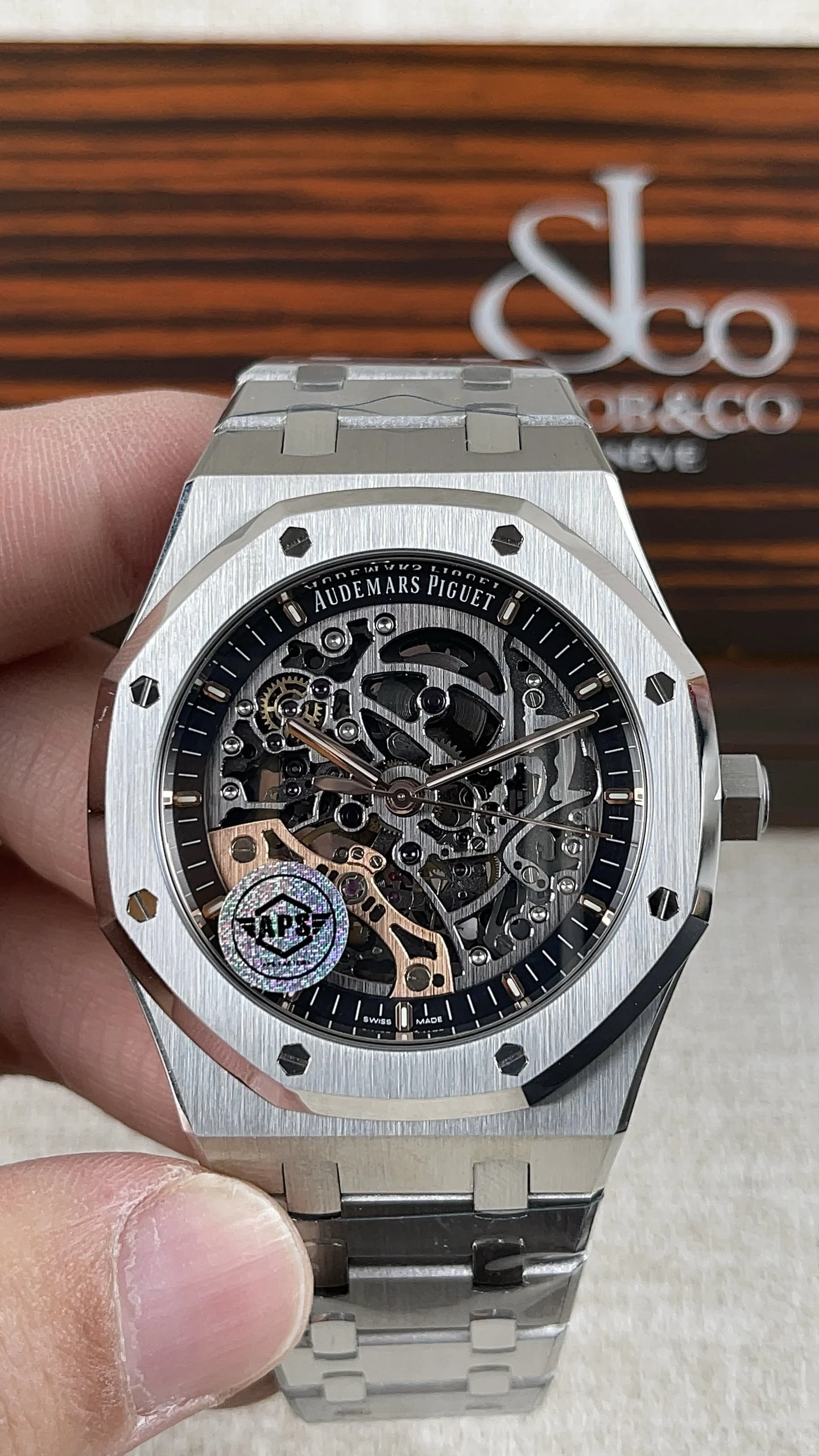 Audemars Piguet 15407 — photographed off the sweep