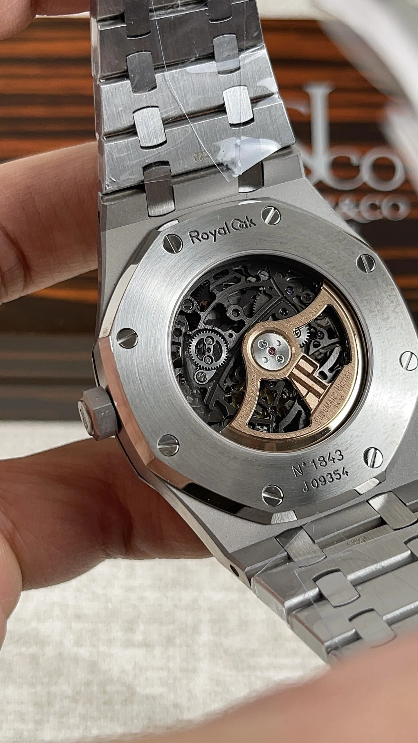Audemars Piguet 15407 — photographed off the sweep