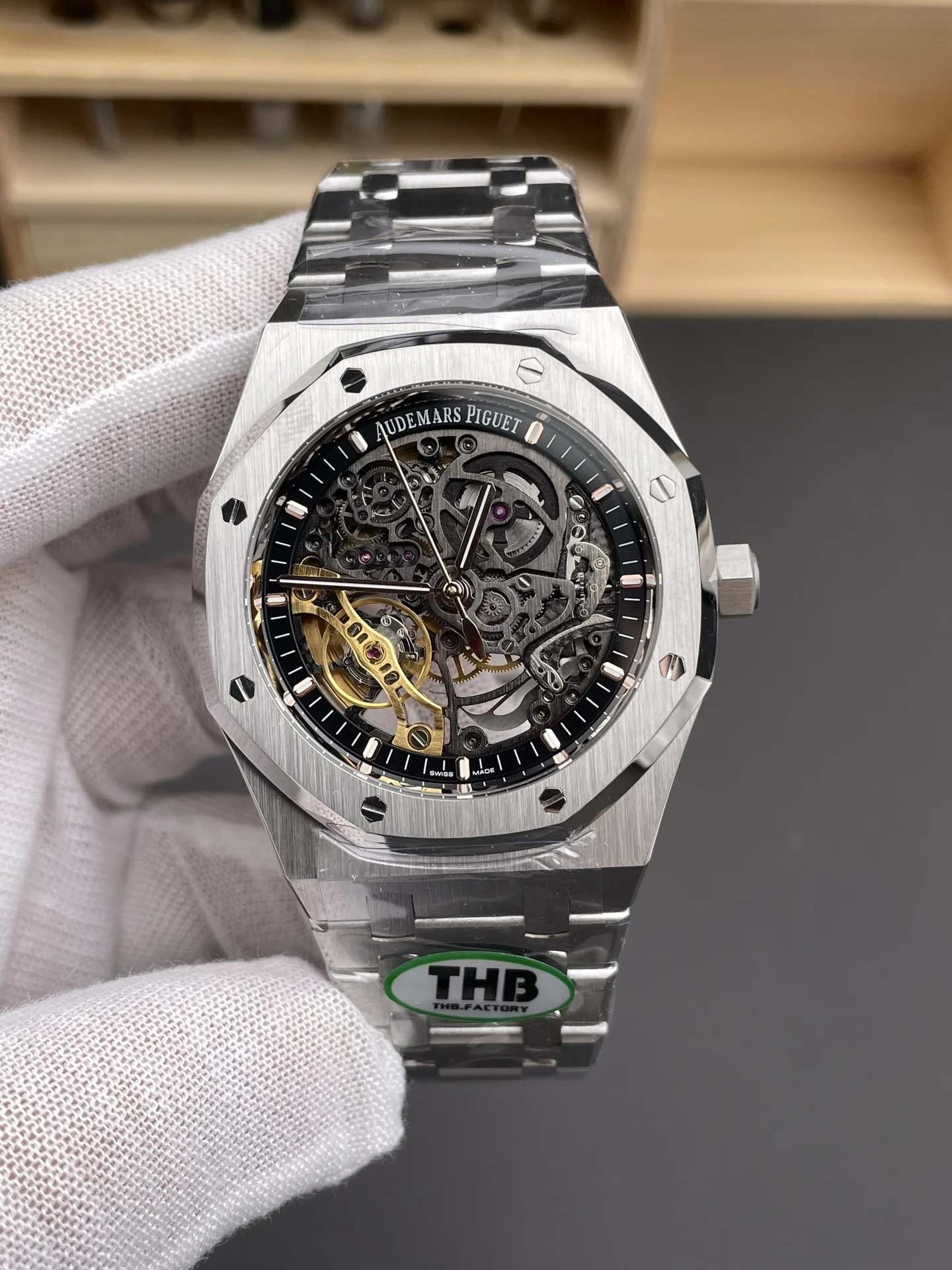 Audemars Piguet 15407 41mm — photographed off the sweep