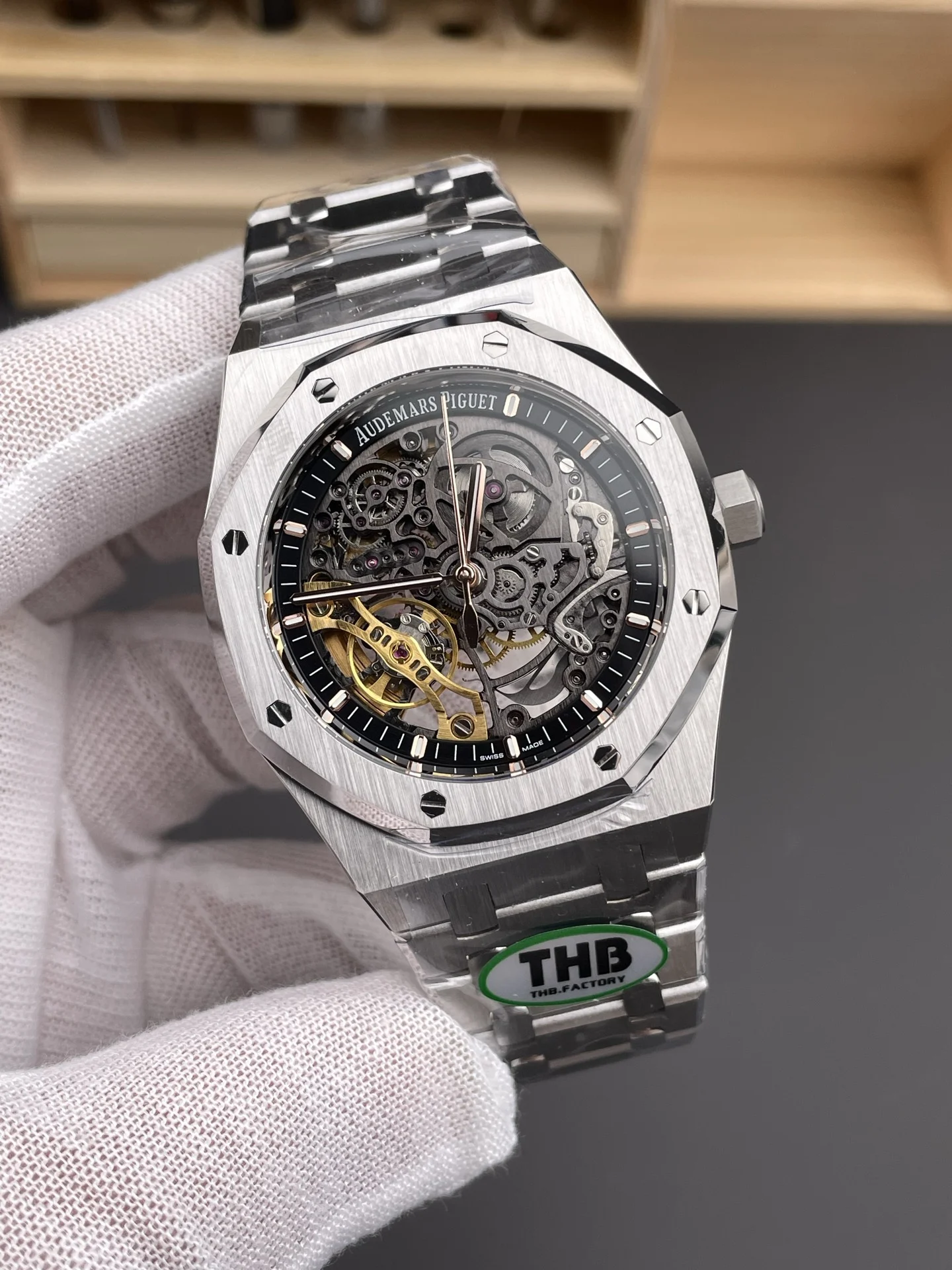 Audemars Piguet 15407 41mm — photographed off the sweep