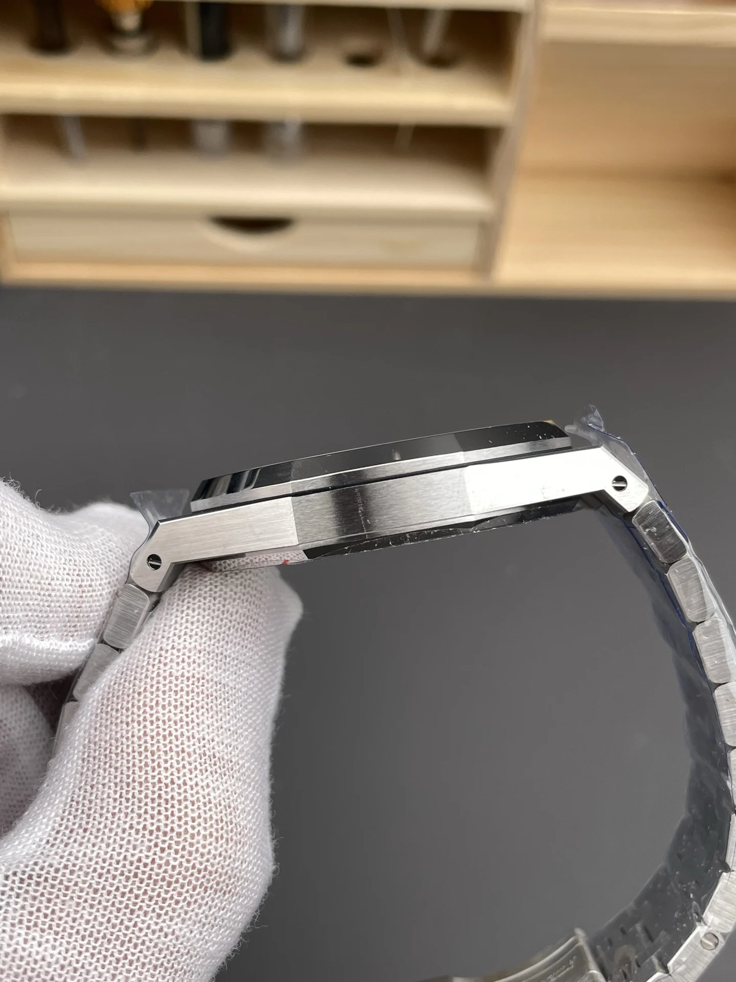 Audemars Piguet 15407 41mm — photographed off the sweep