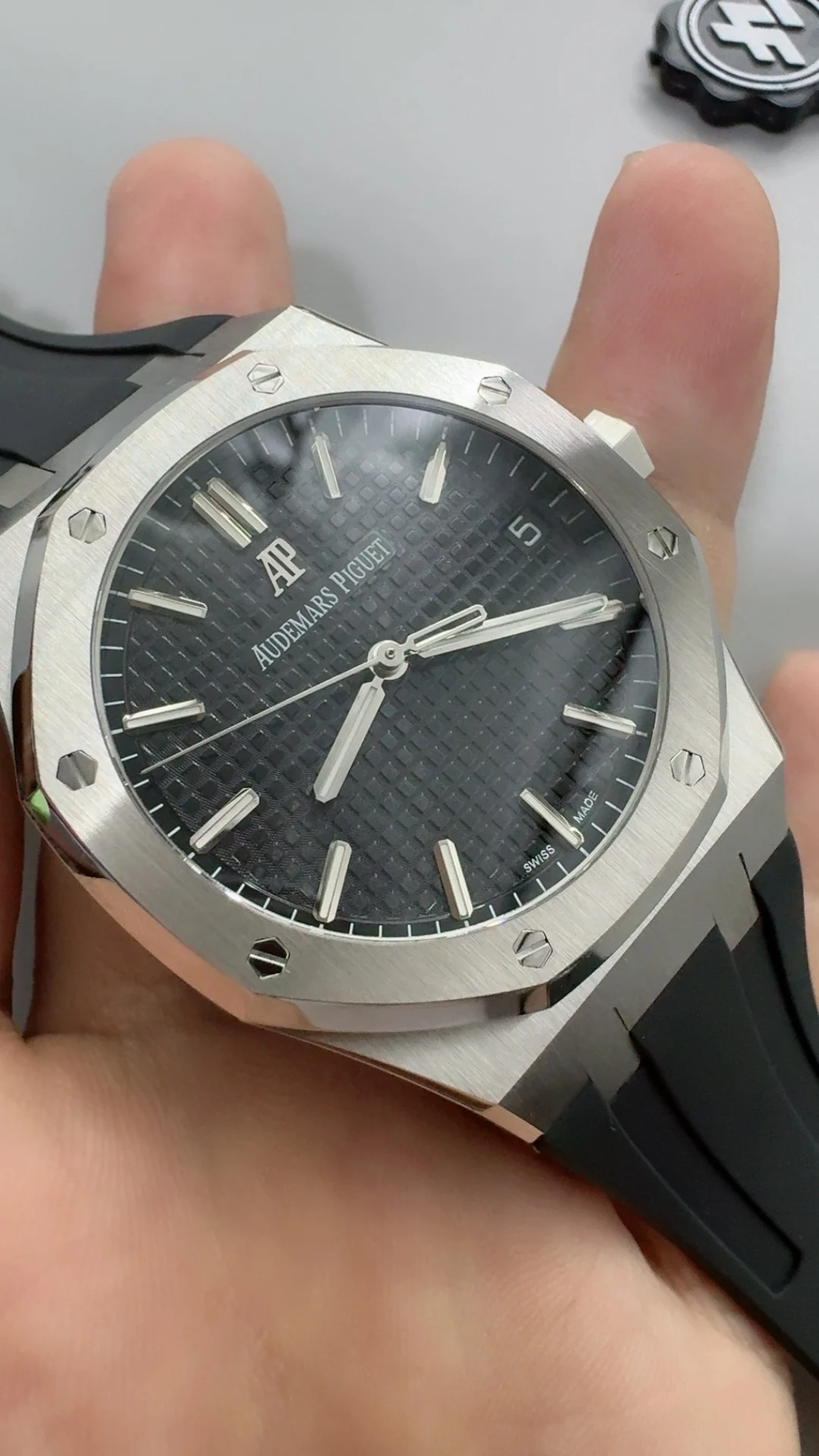 Audemars Piguet 15500 — photographed off the sweep