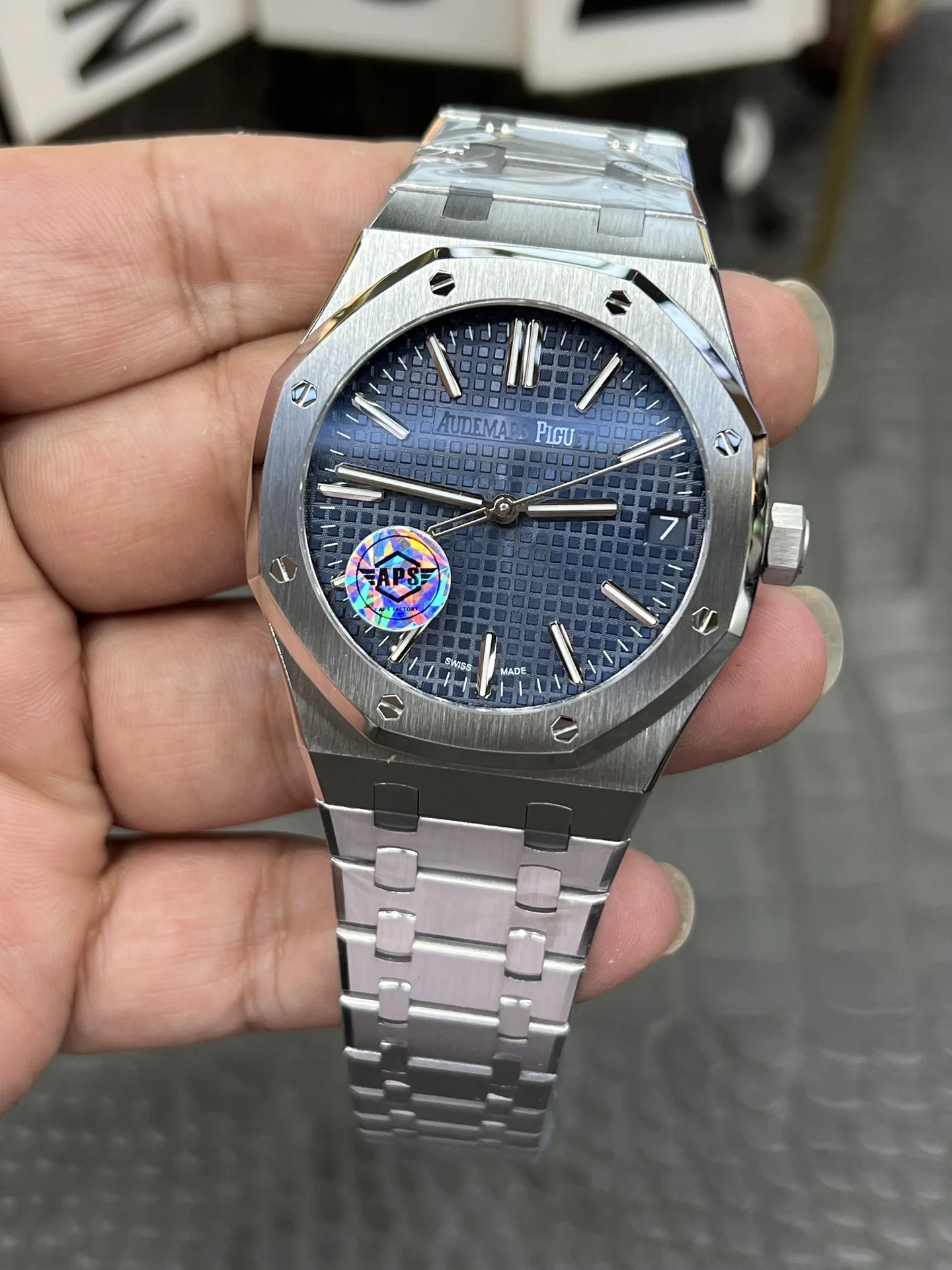 Audemars Piguet 15510 — photographed off the sweep