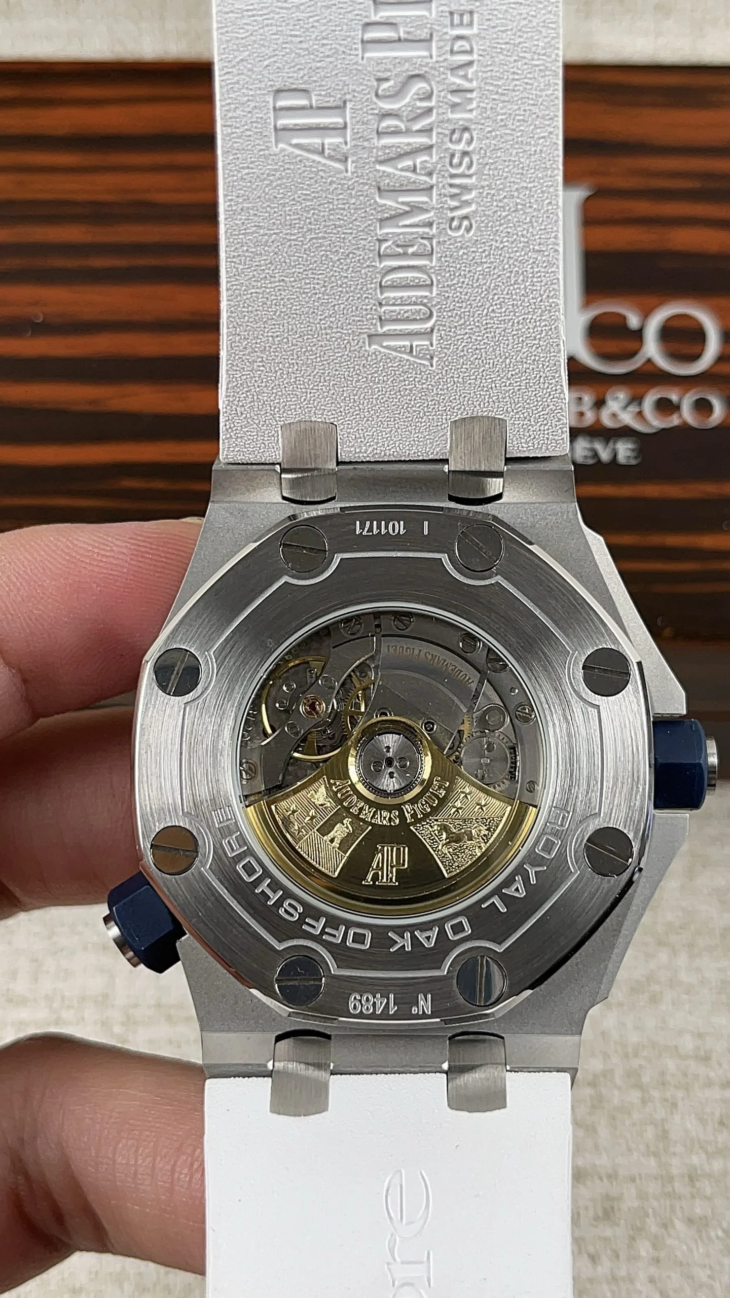 Audemars Piguet 15710 — photographed off the sweep