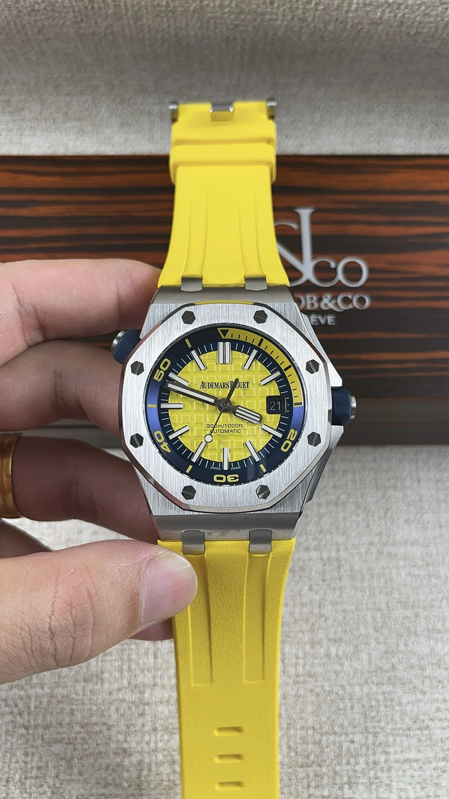 Audemars Piguet 15710 — photographed off the sweep