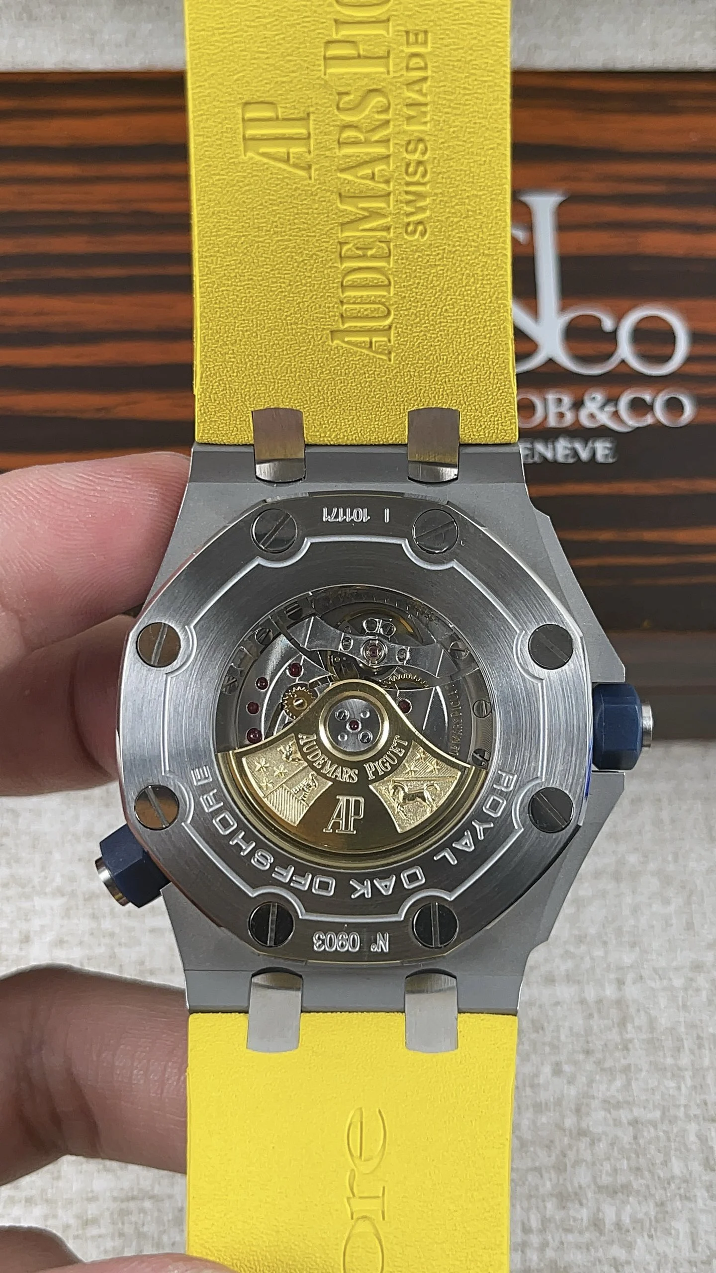 Audemars Piguet 15710 — photographed off the sweep