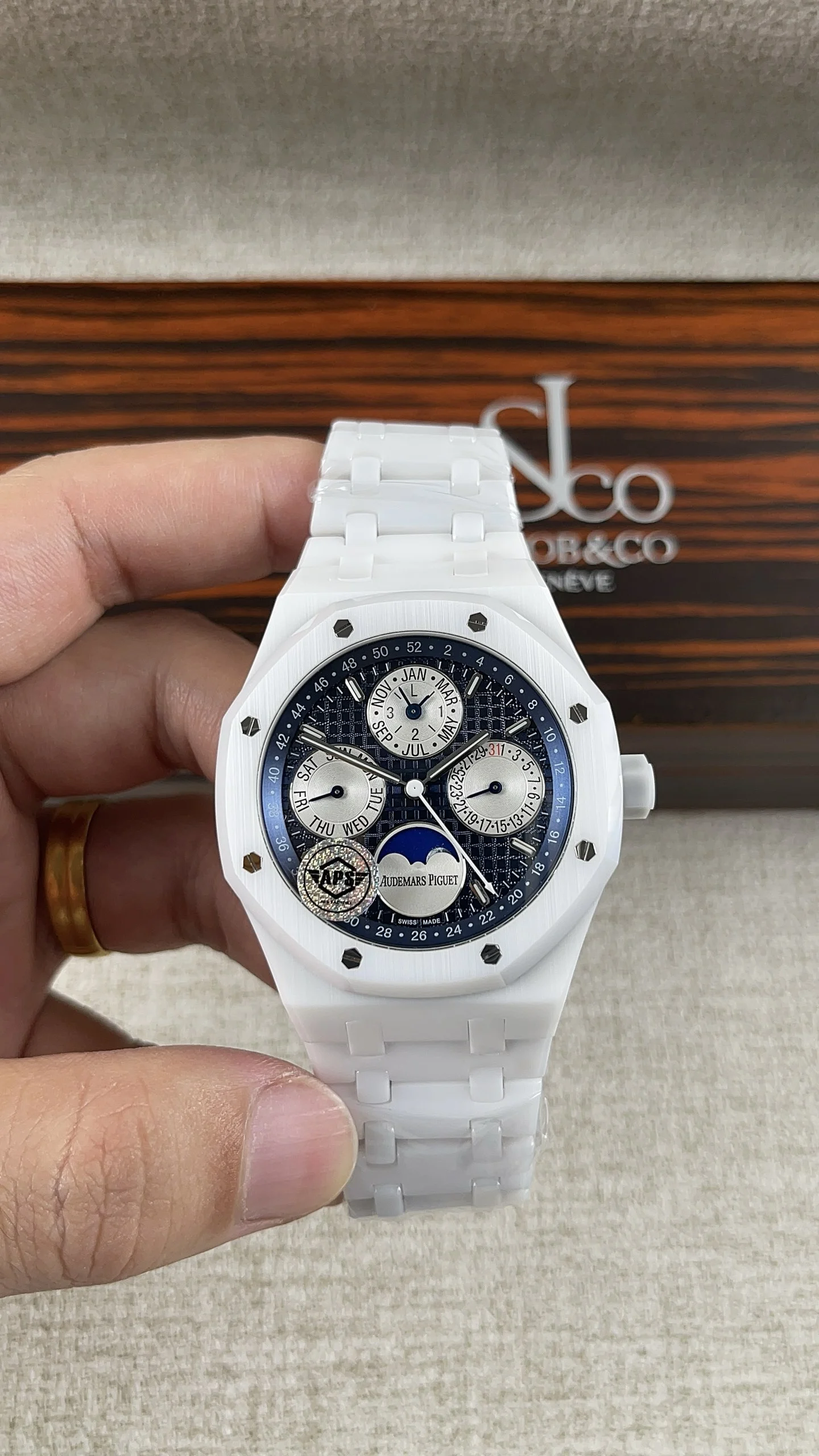 Audemars Piguet 26579 — photographed off the sweep