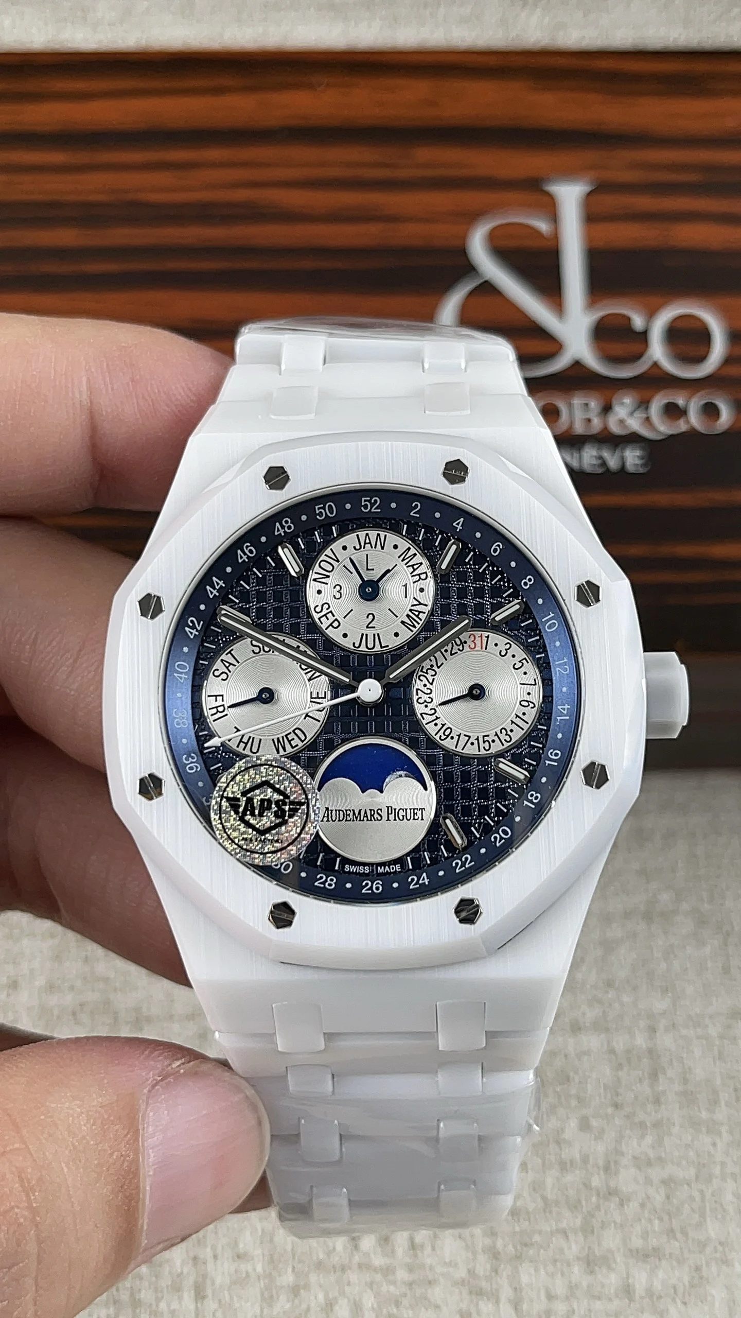 Audemars Piguet 26579 — photographed off the sweep