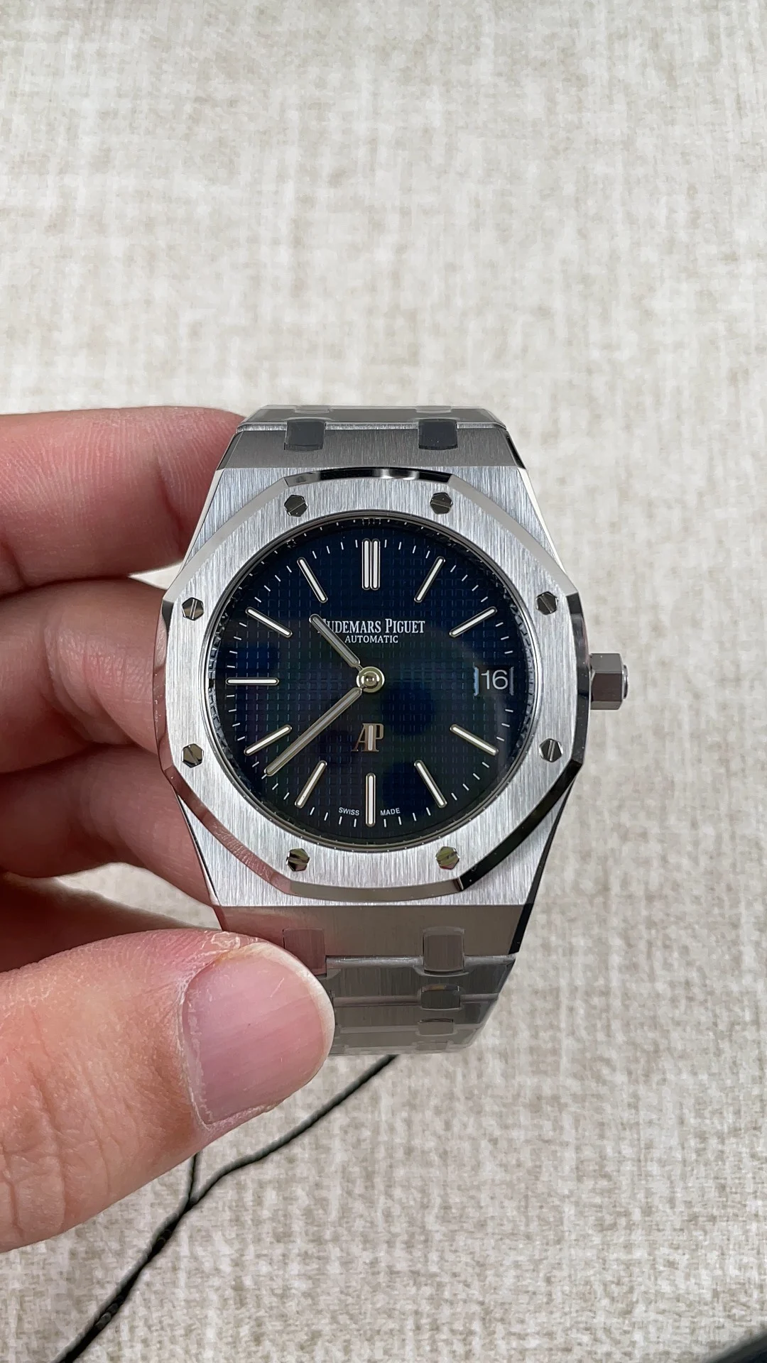 Audemars Piguet 39mm — photographed off the sweep