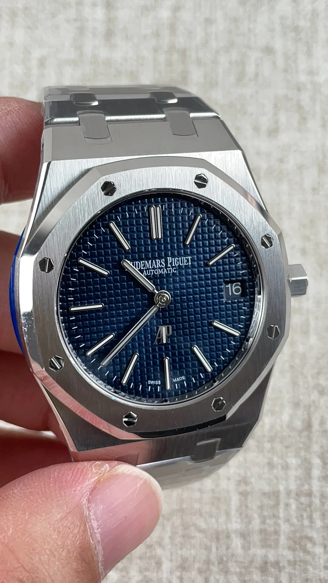 Audemars Piguet 39mm — photographed off the sweep
