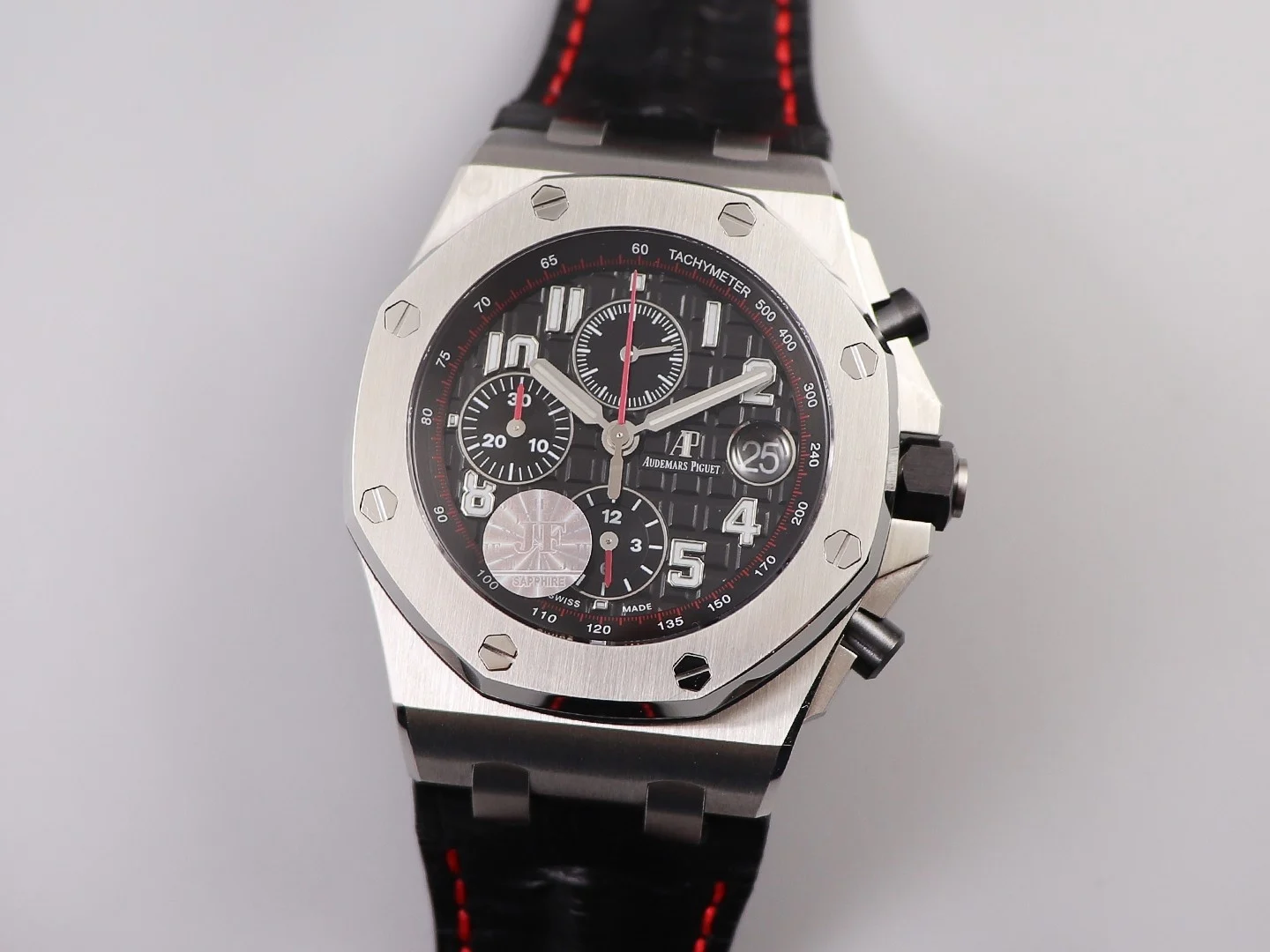 Audemars Piguet Black Dial 42mm — photographed off the sweep