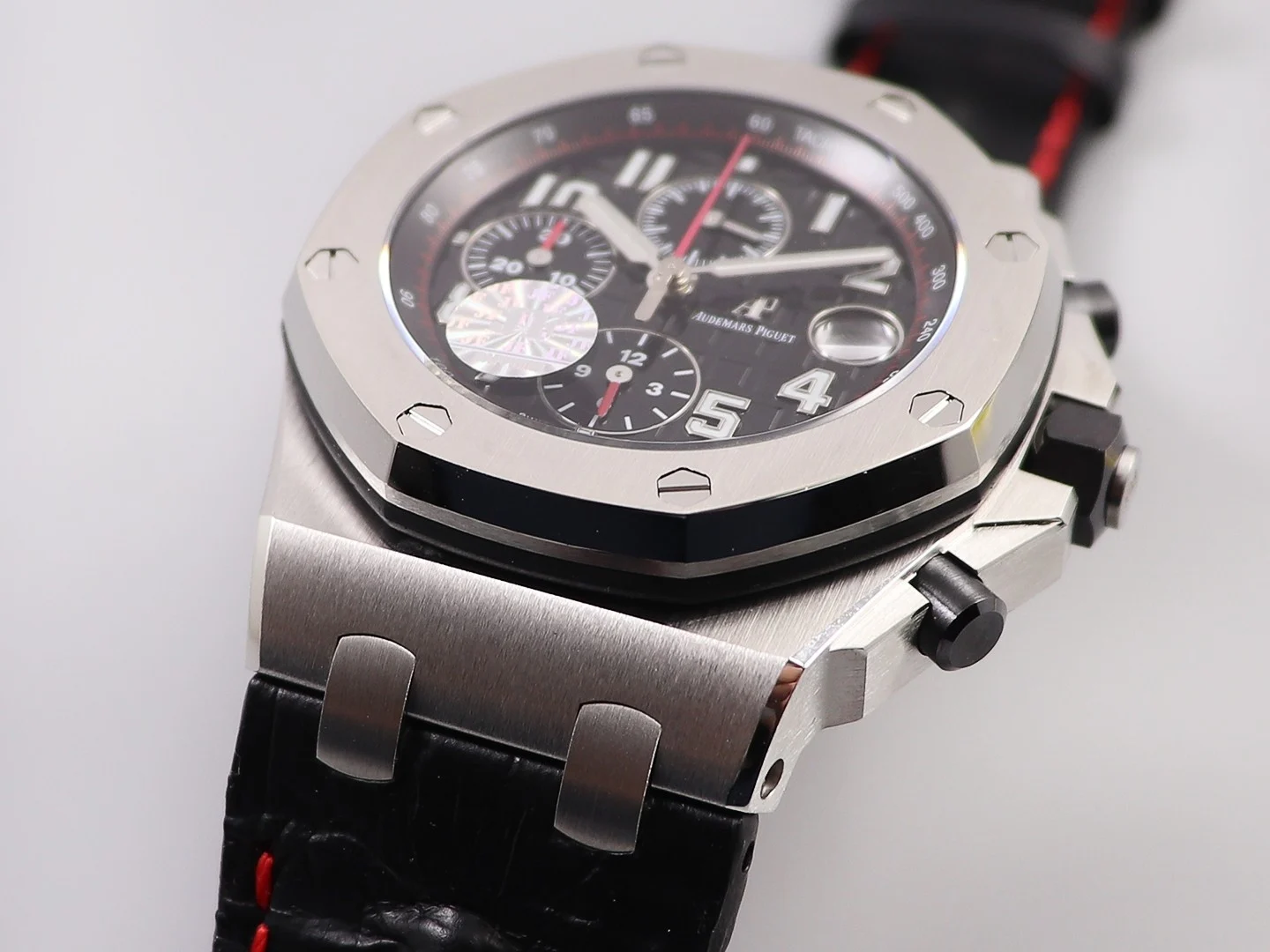 Audemars Piguet Black Dial 42mm — photographed off the sweep