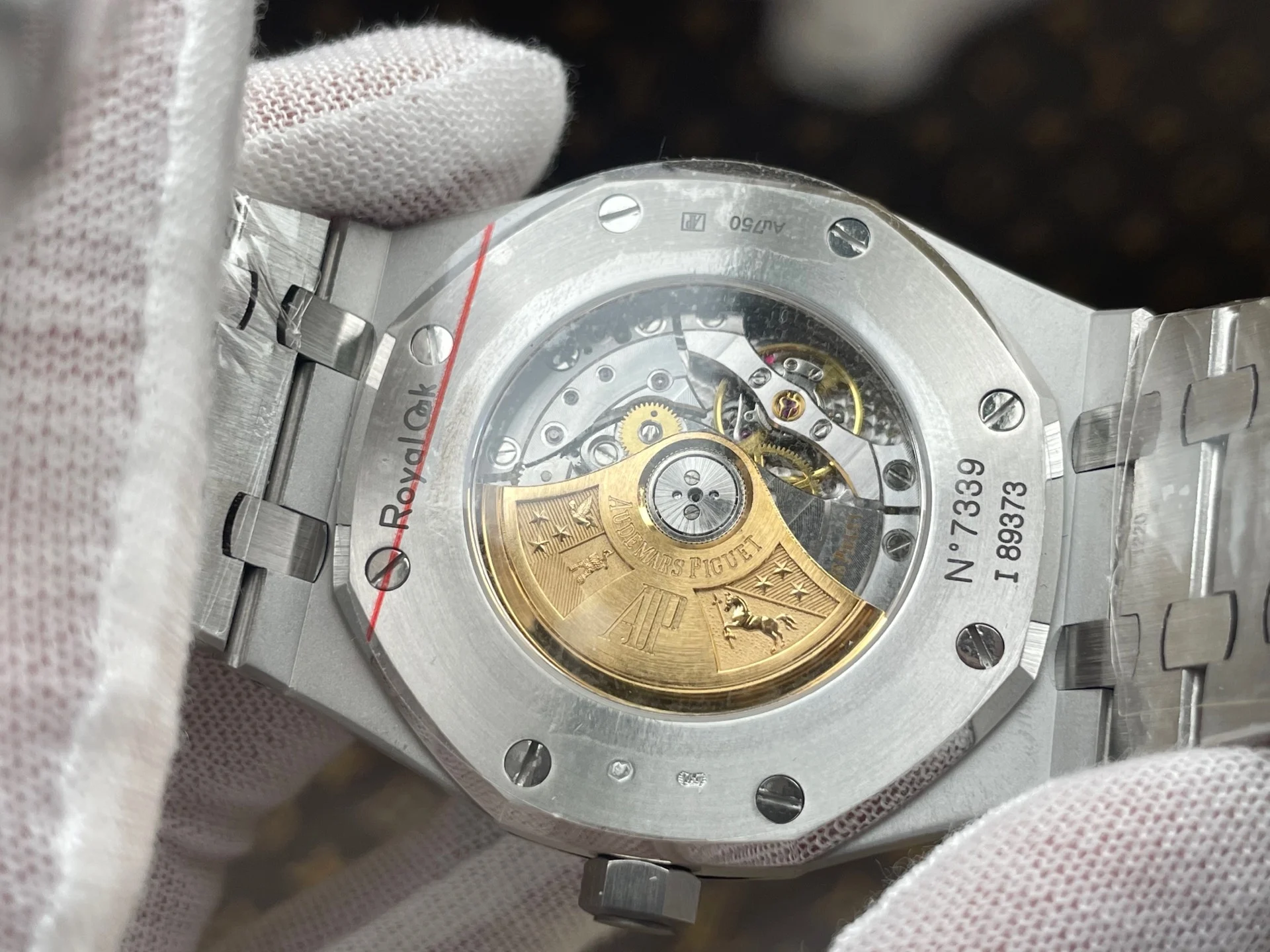 Audemars Piguet Blue Dial 15400 41mm — photographed off the sweep