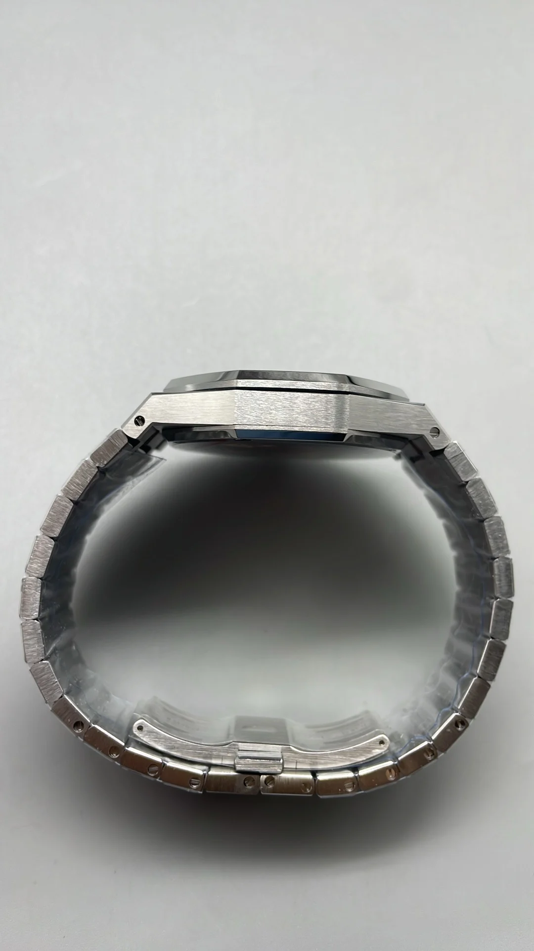 Audemars Piguet Blue Dial 15500 — photographed off the sweep