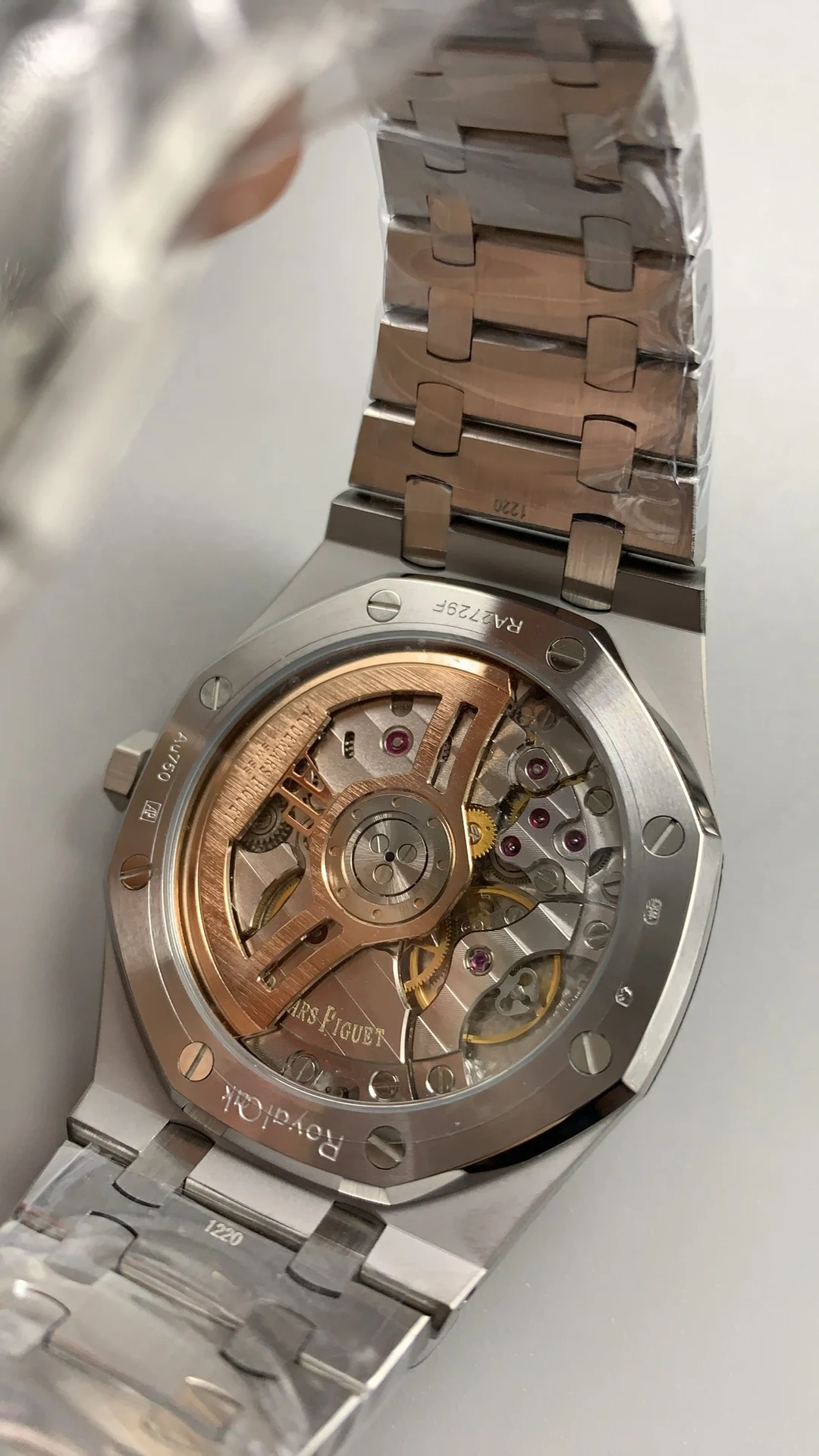 Audemars Piguet Blue Dial 15510 — photographed off the sweep