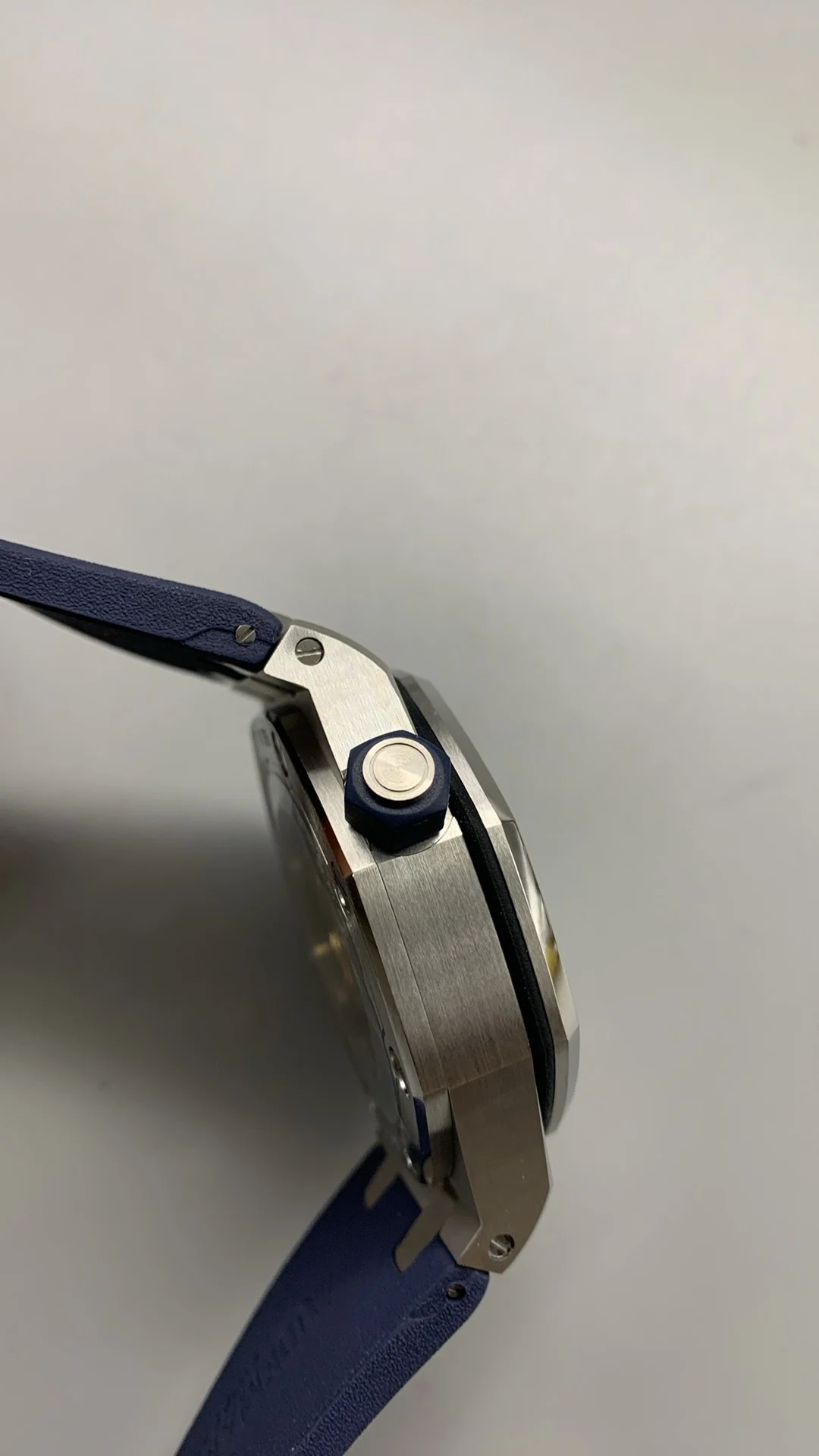 Audemars Piguet Blue Dial 15710 — photographed off the sweep