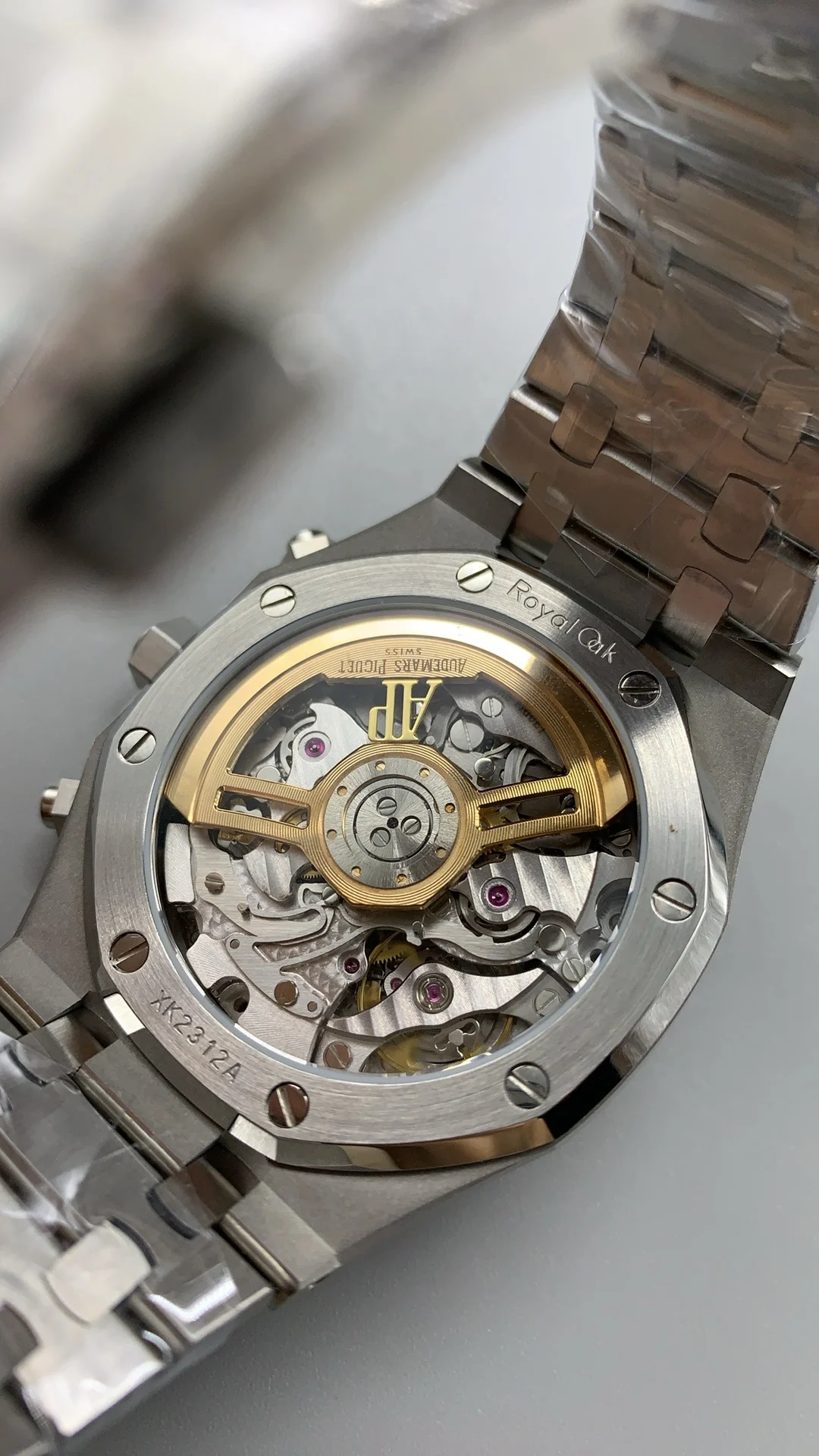 Audemars Piguet Blue Dial 26240 — photographed off the sweep