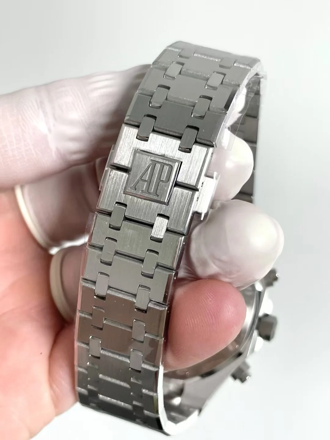 Audemars Piguet Blue Dial 26240 — photographed off the sweep