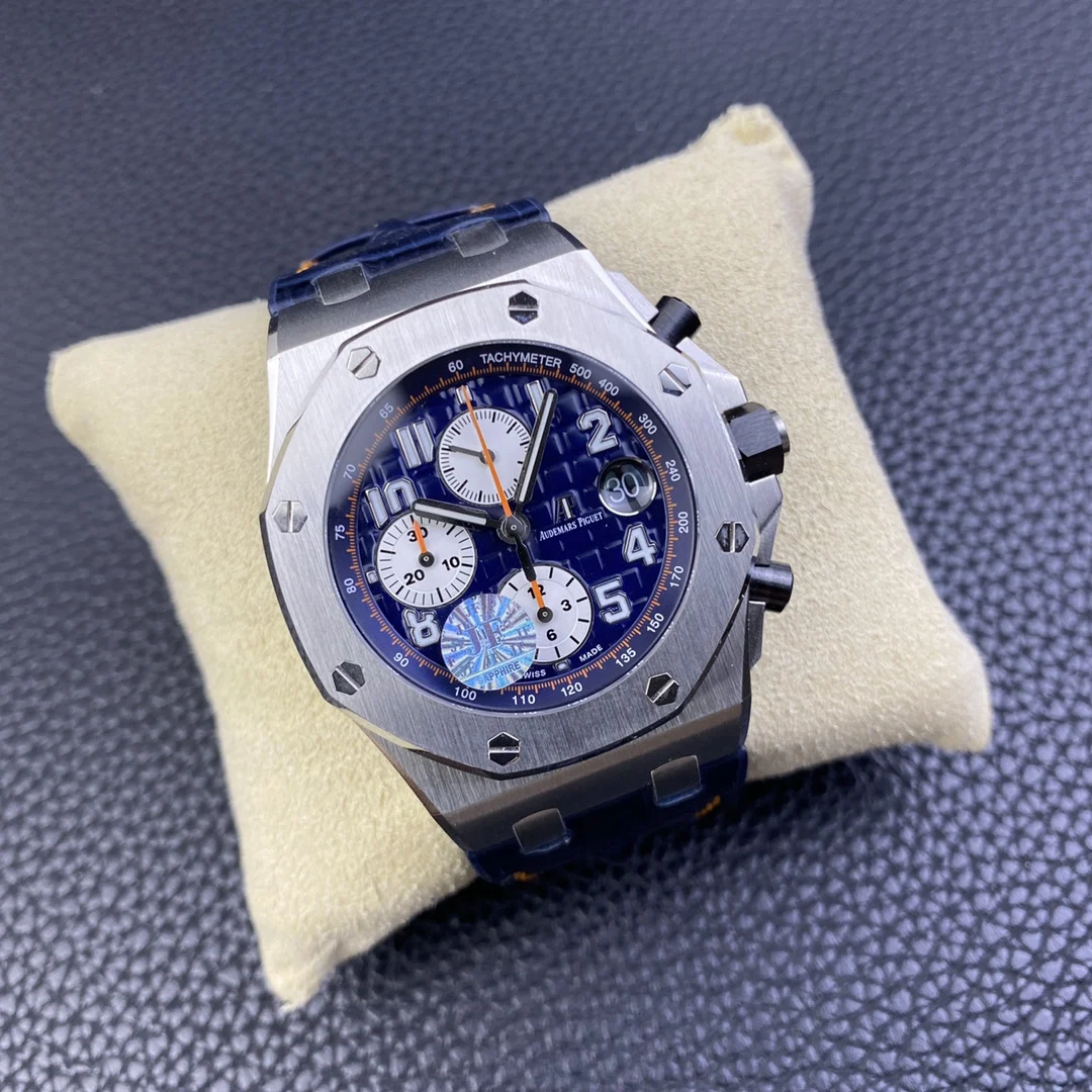 Audemars Piguet Blue Dial 42mm — photographed off the sweep