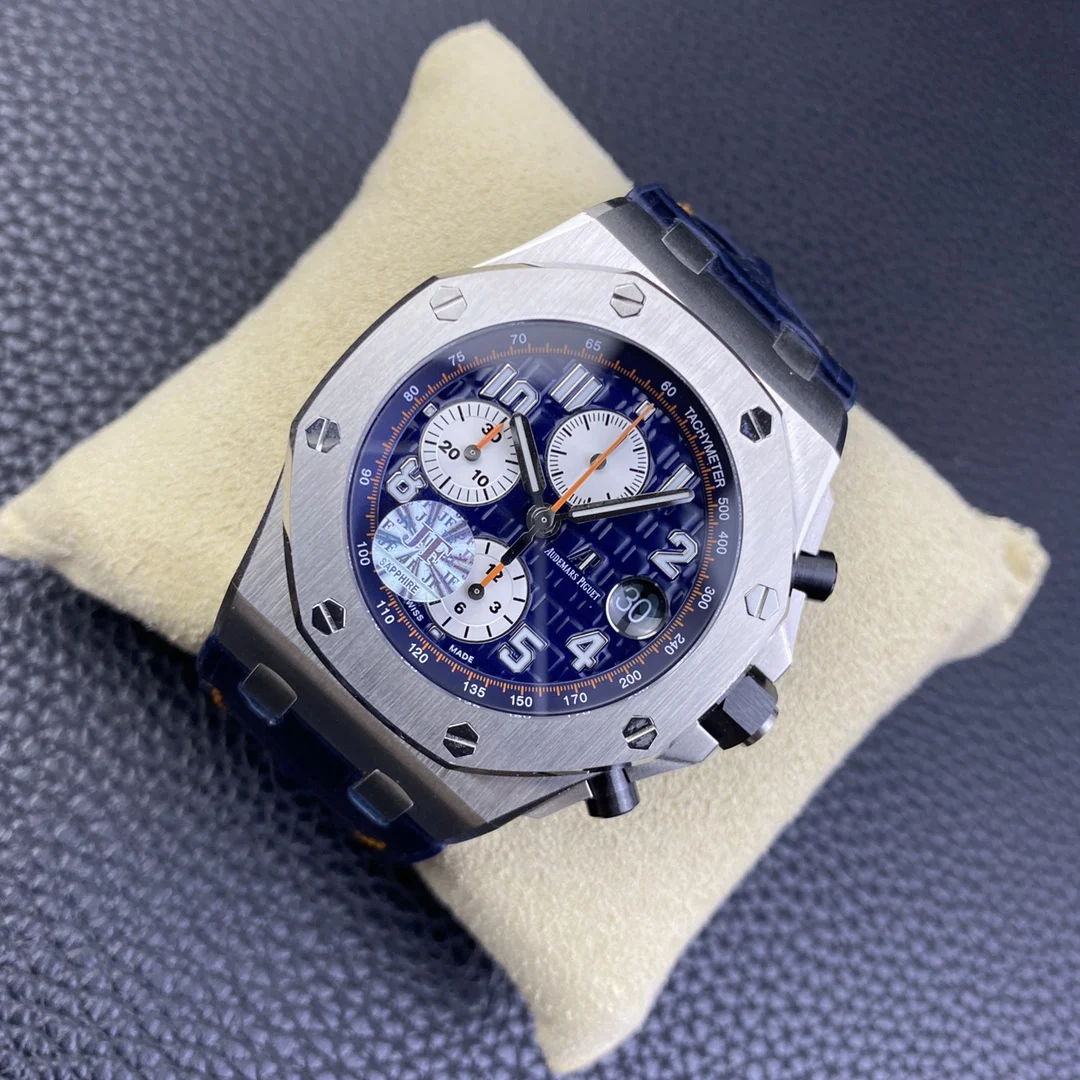 Audemars Piguet Blue Dial 42mm — photographed off the sweep