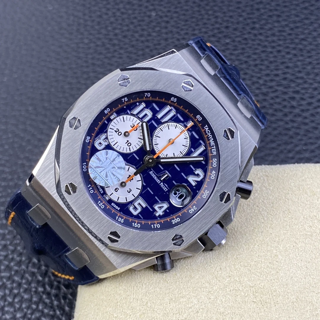 Audemars Piguet Blue Dial 42mm — photographed off the sweep