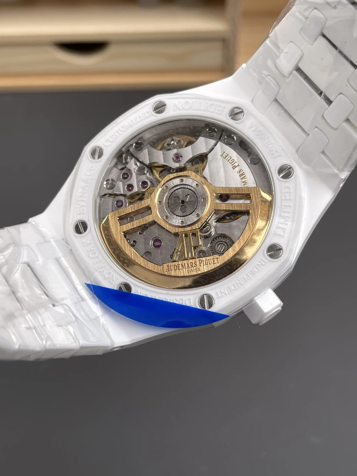 Audemars Piguet Ceramic 15500 — photographed off the sweep