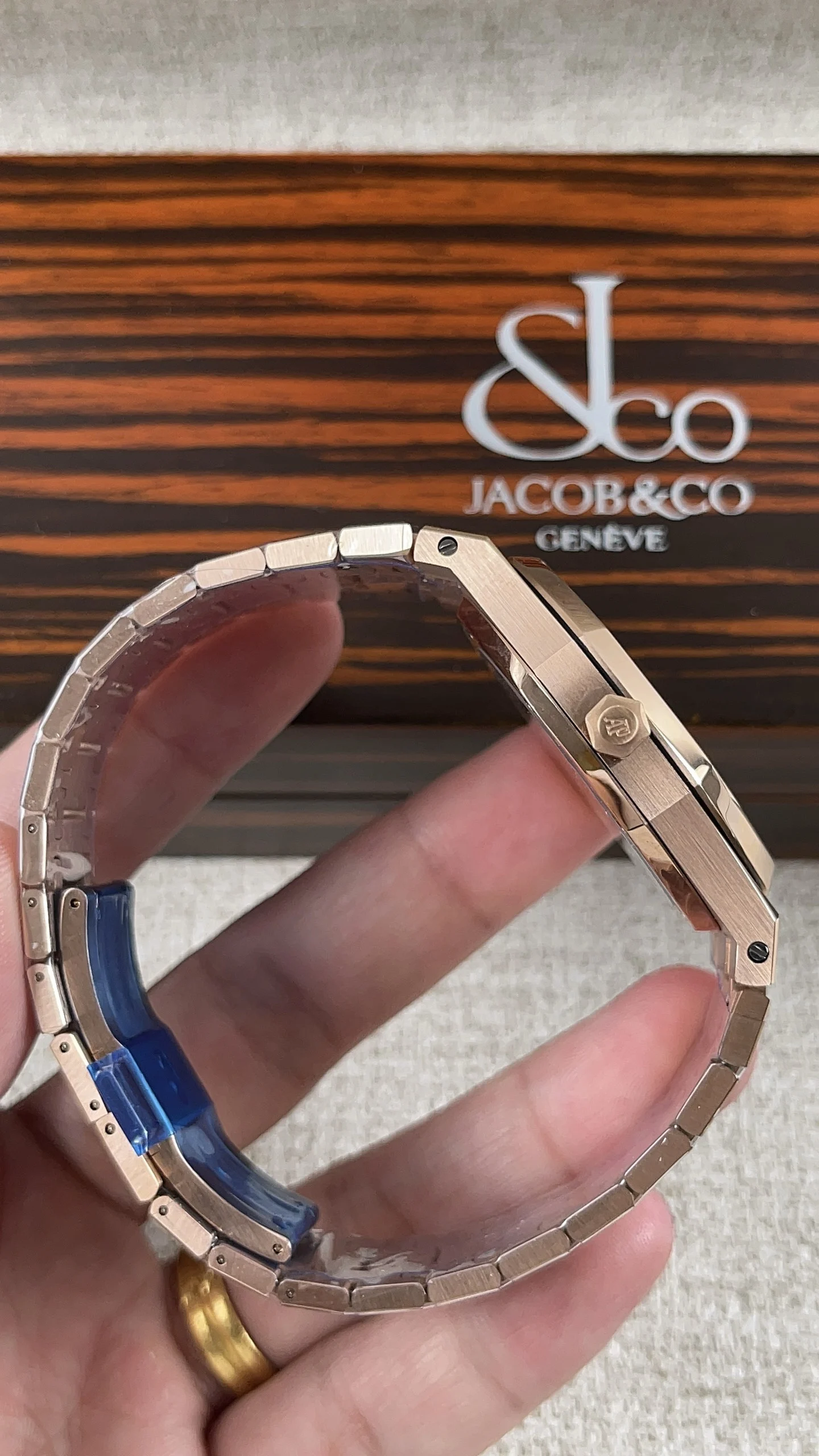 Audemars Piguet Diamond-Set 15202 — photographed off the sweep
