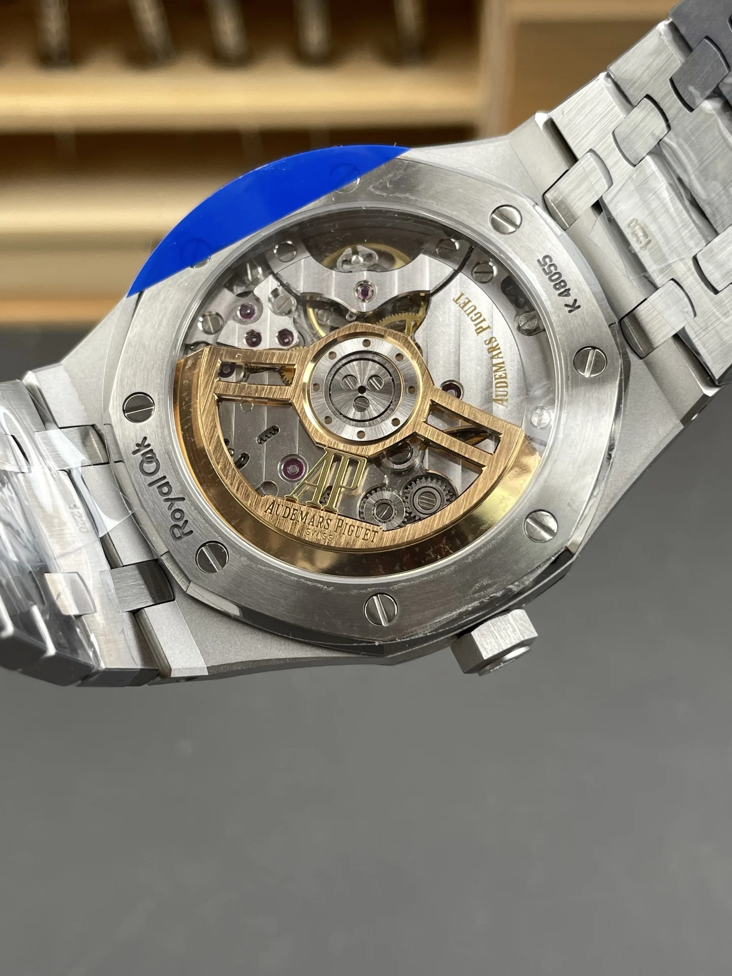 Audemars Piguet Green Dial — photographed off the sweep